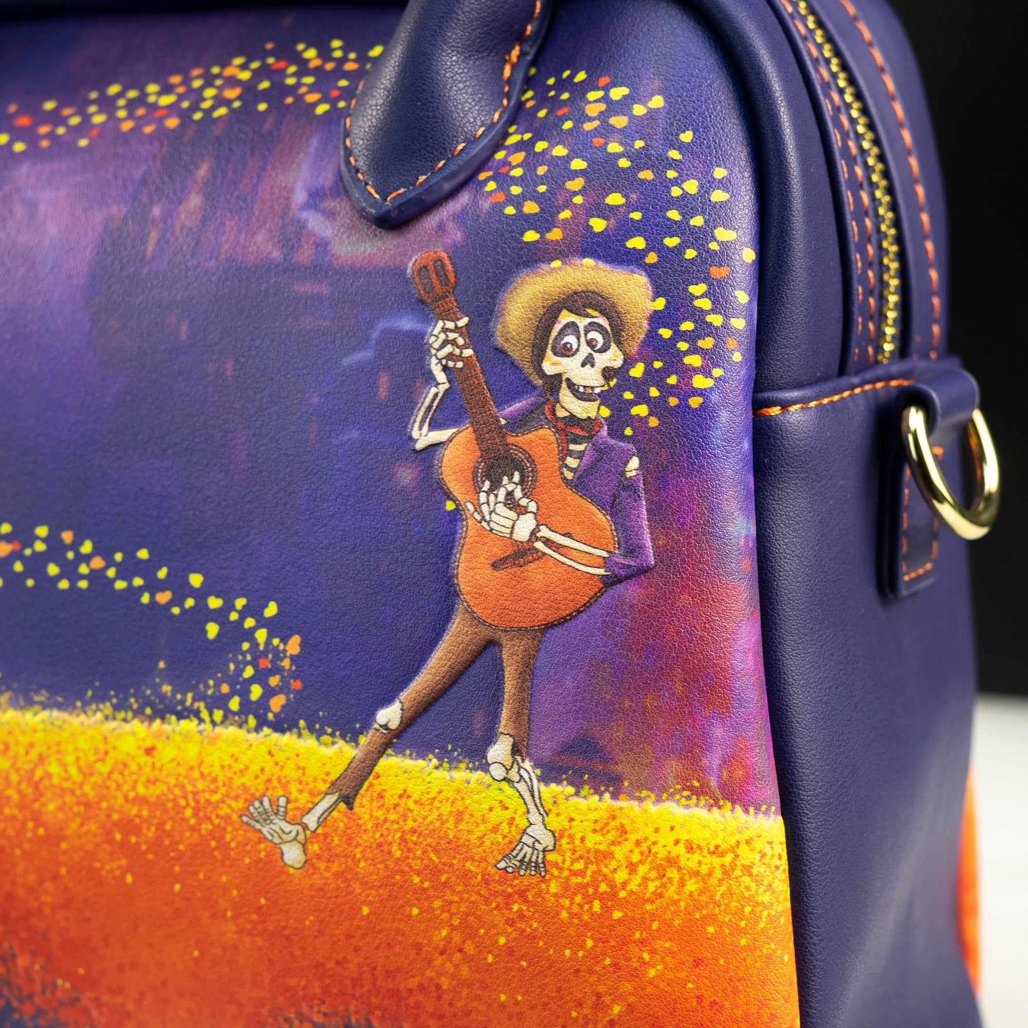 Loungefly x Pixar Coco Marigold Bridge Crossbody Handbag - GeekCore