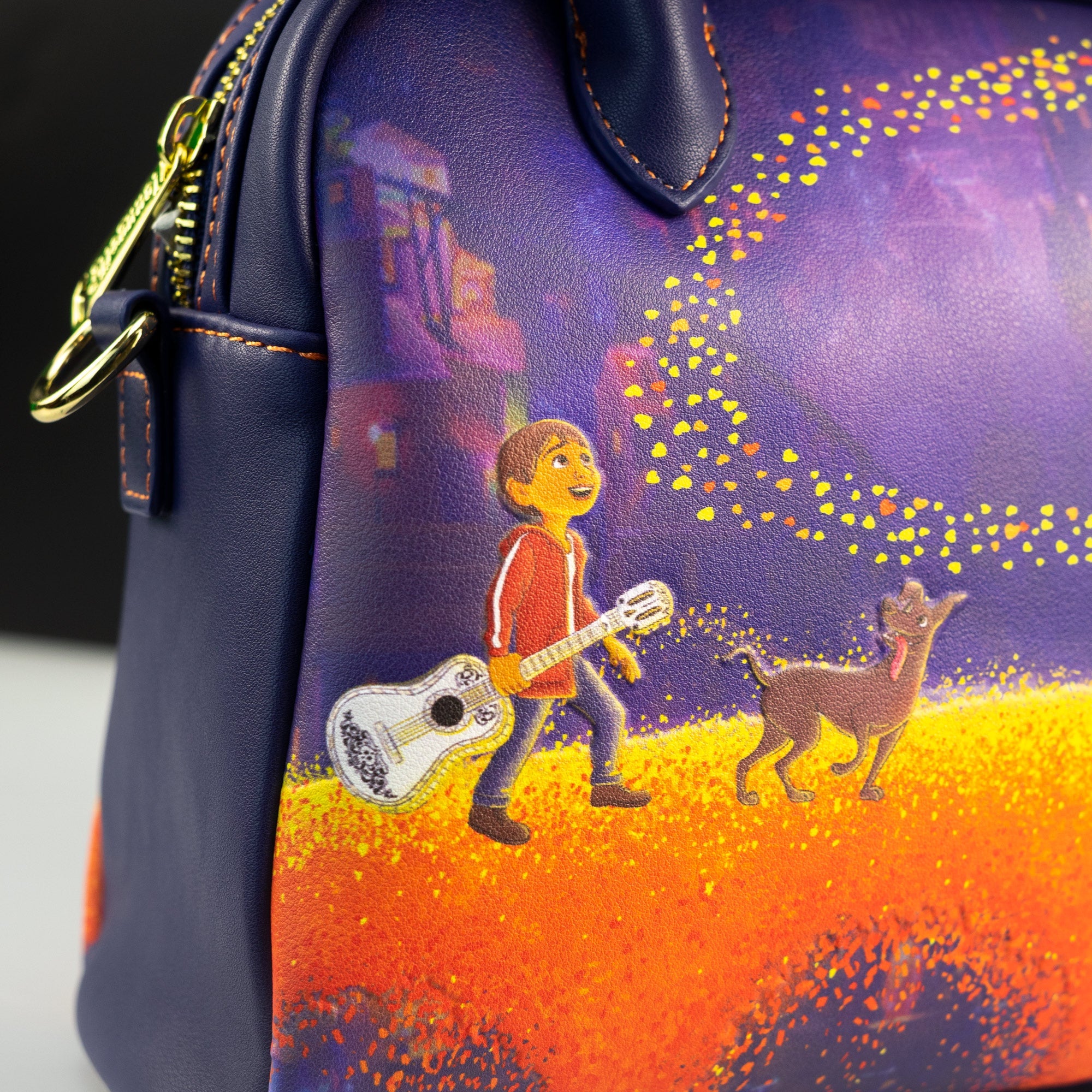 Loungefly x Pixar Coco Marigold Bridge Crossbody Handbag - GeekCore