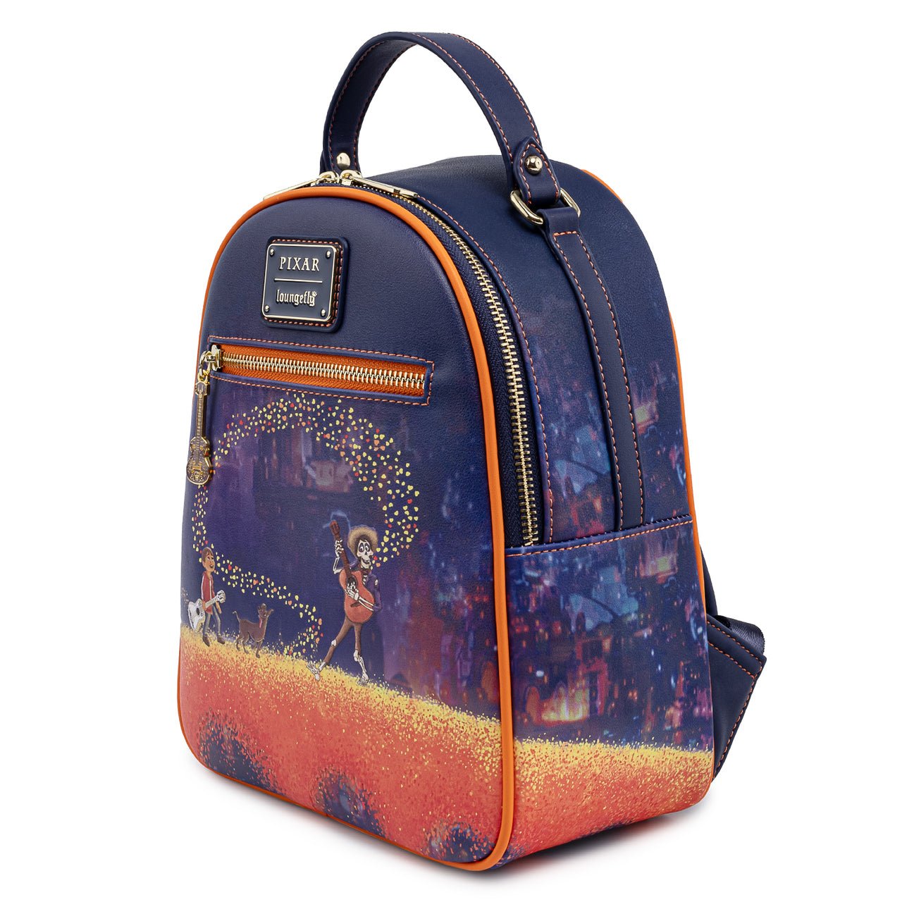 Loungefly x Pixar Coco Marigold Bridge Mini Backpack - GeekCore