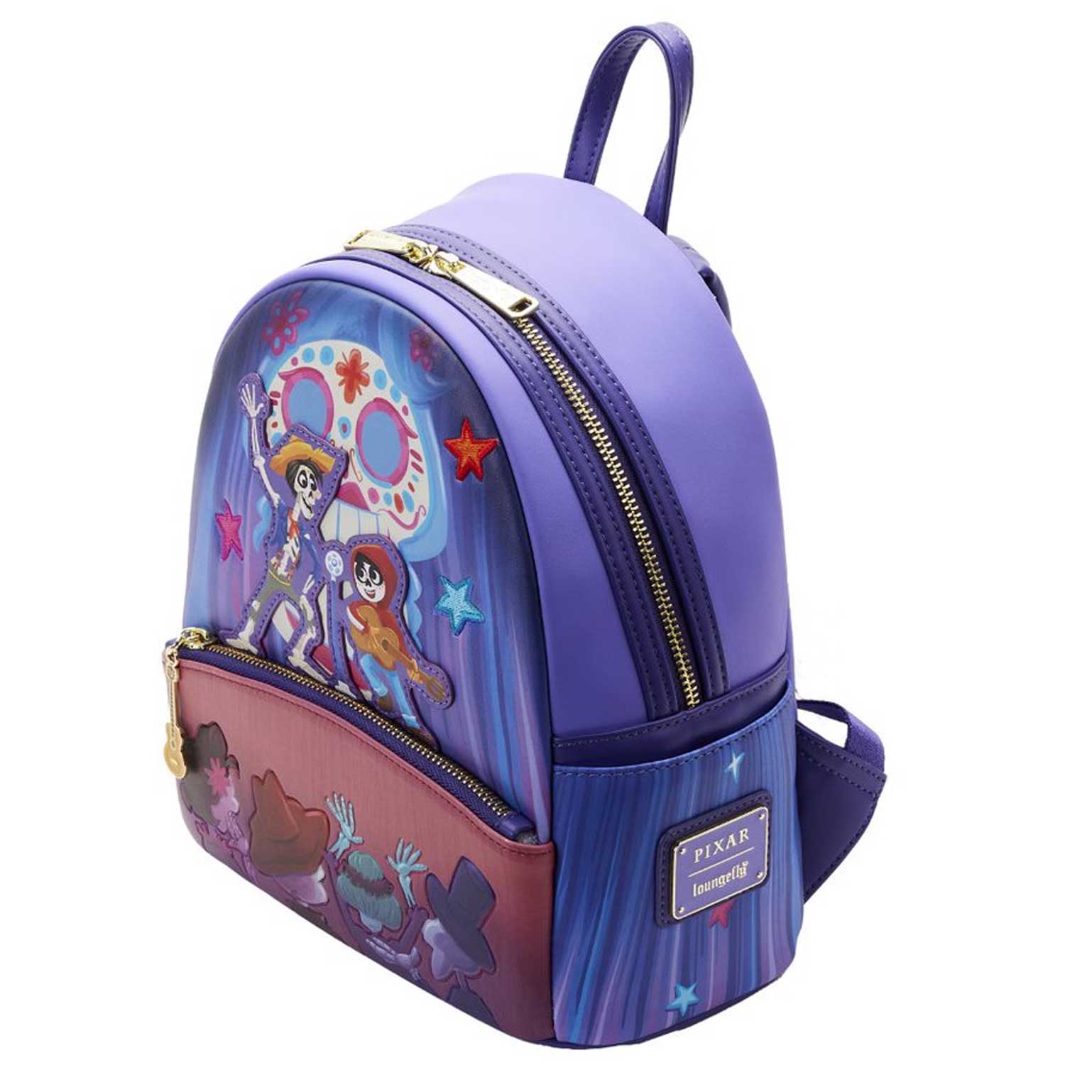 Loungefly x Pixar Coco Miguel and Hector Performance Mini Backpack - GeekCore