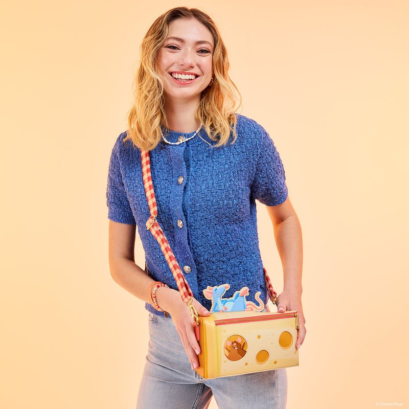 Loungefly x Pixar Ratatouille Remy Cheese Wedge Crossbody Bag - GeekCore