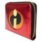 Loungefly x Pixar The Incredibles 20th Anniversary Metallic Cosplay Zip Around Wallet - GeekCore