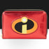 Loungefly x Pixar The Incredibles 20th Anniversary Metallic Cosplay Zip Around Wallet - GeekCore