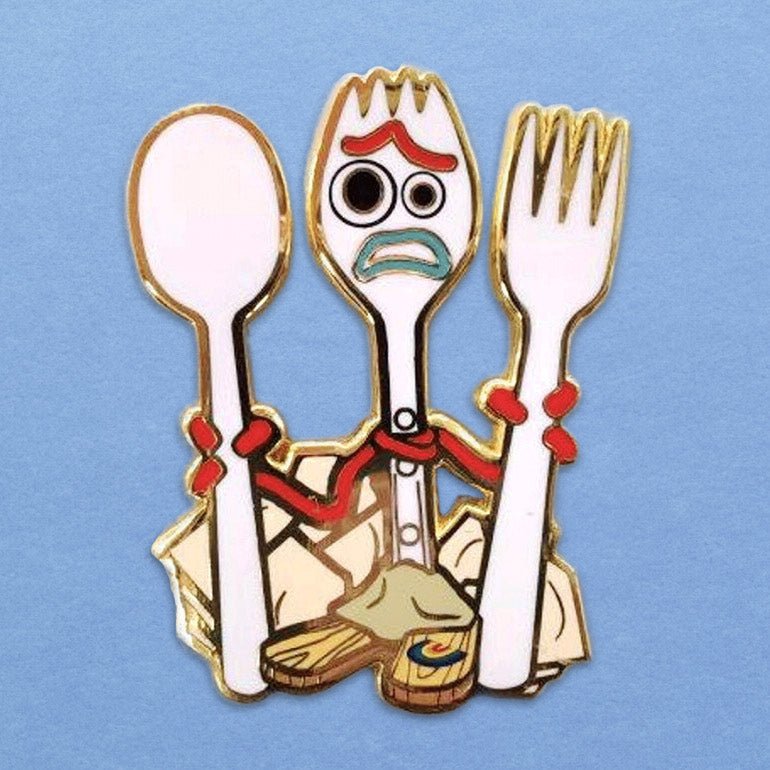 Loungefly x Pixar Toy Story Forky Limited Edition Enamel Pin - GeekCore