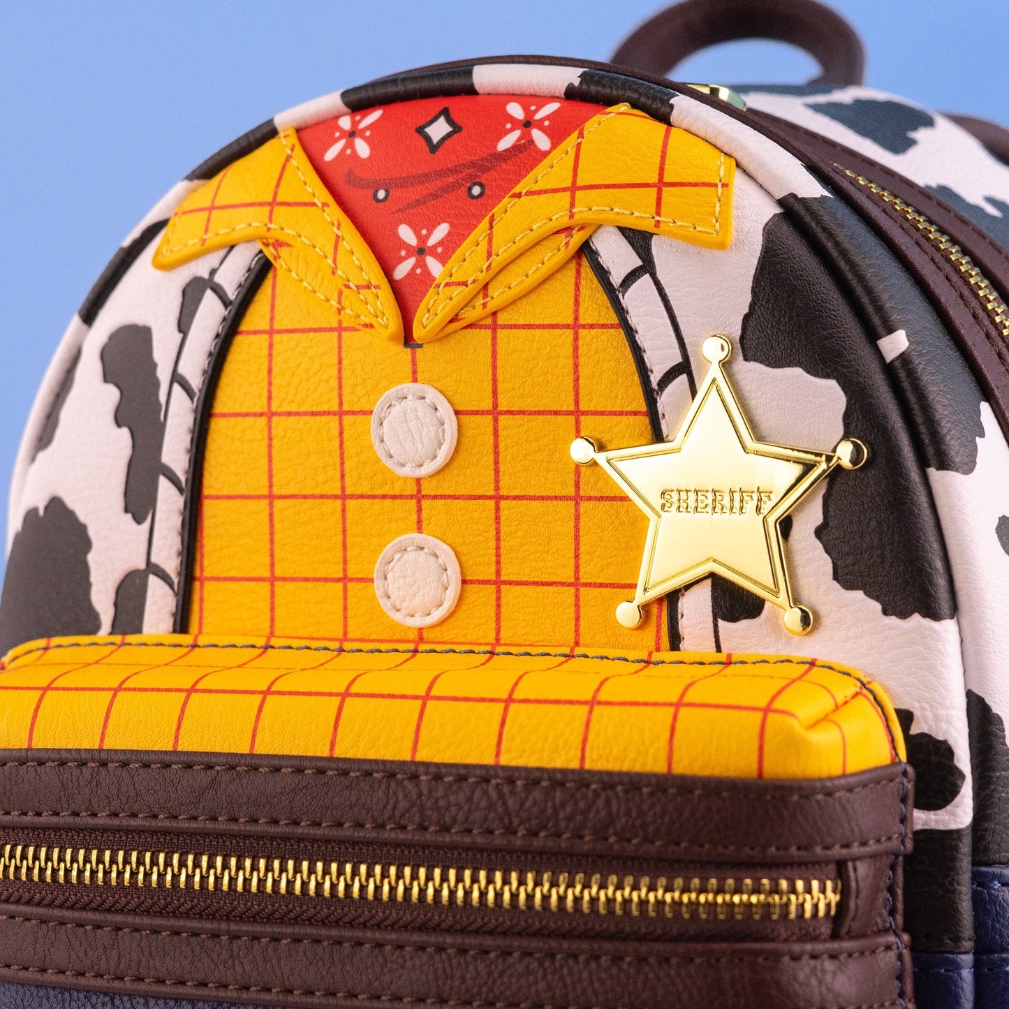 Loungefly x Pixar Woody Cosplay Mini Backpack - GeekCore