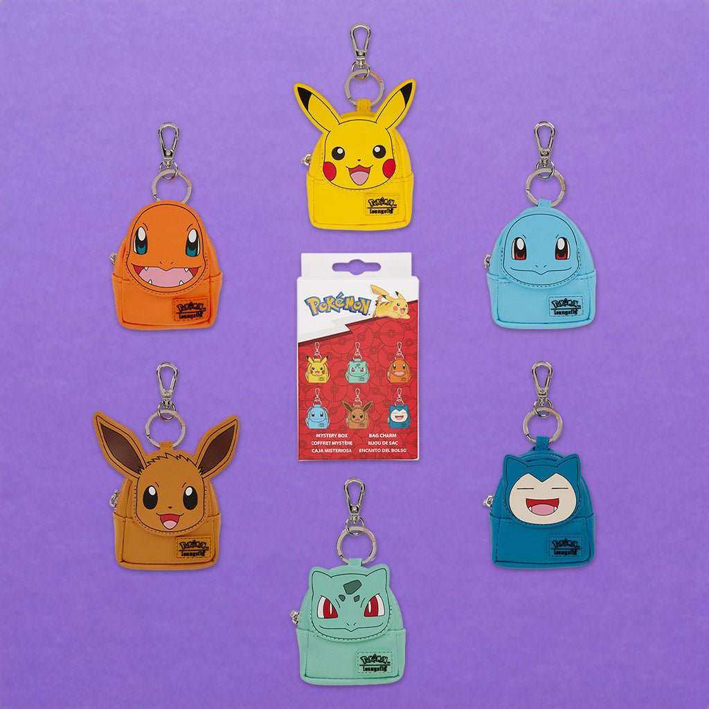 Loungefly x Pokémon Blind Box Mystery Mini Backpack Bag Charm - GeekCore