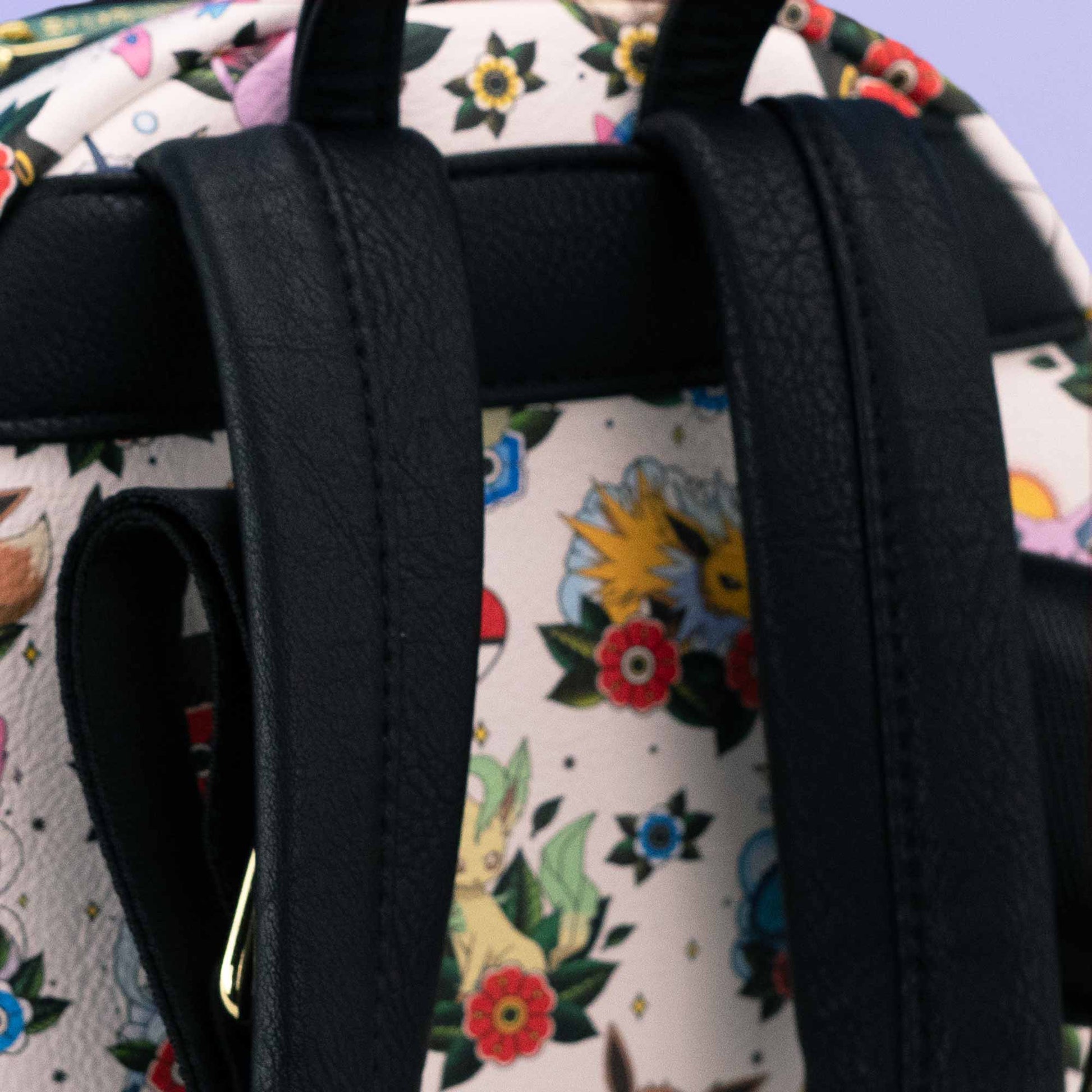 Loungefly x Pokemon Eevee Evolutions Tattoo AOP Mini Backpack - GeekCore