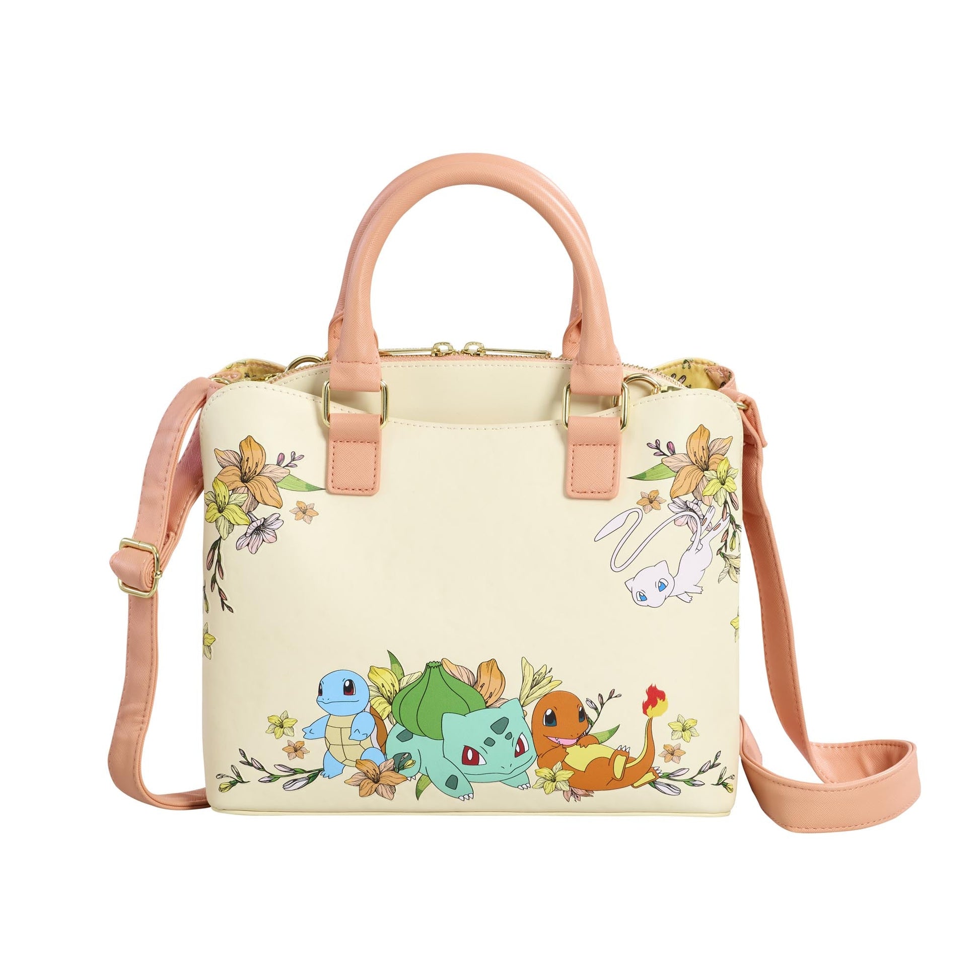 Loungefly x Pokemon Kanto Starters Floral Crossbody Bag - GeekCore