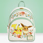 Loungefly x Pokemon Pikachu & Eevee Floral Mini Backpack - GeekCore
