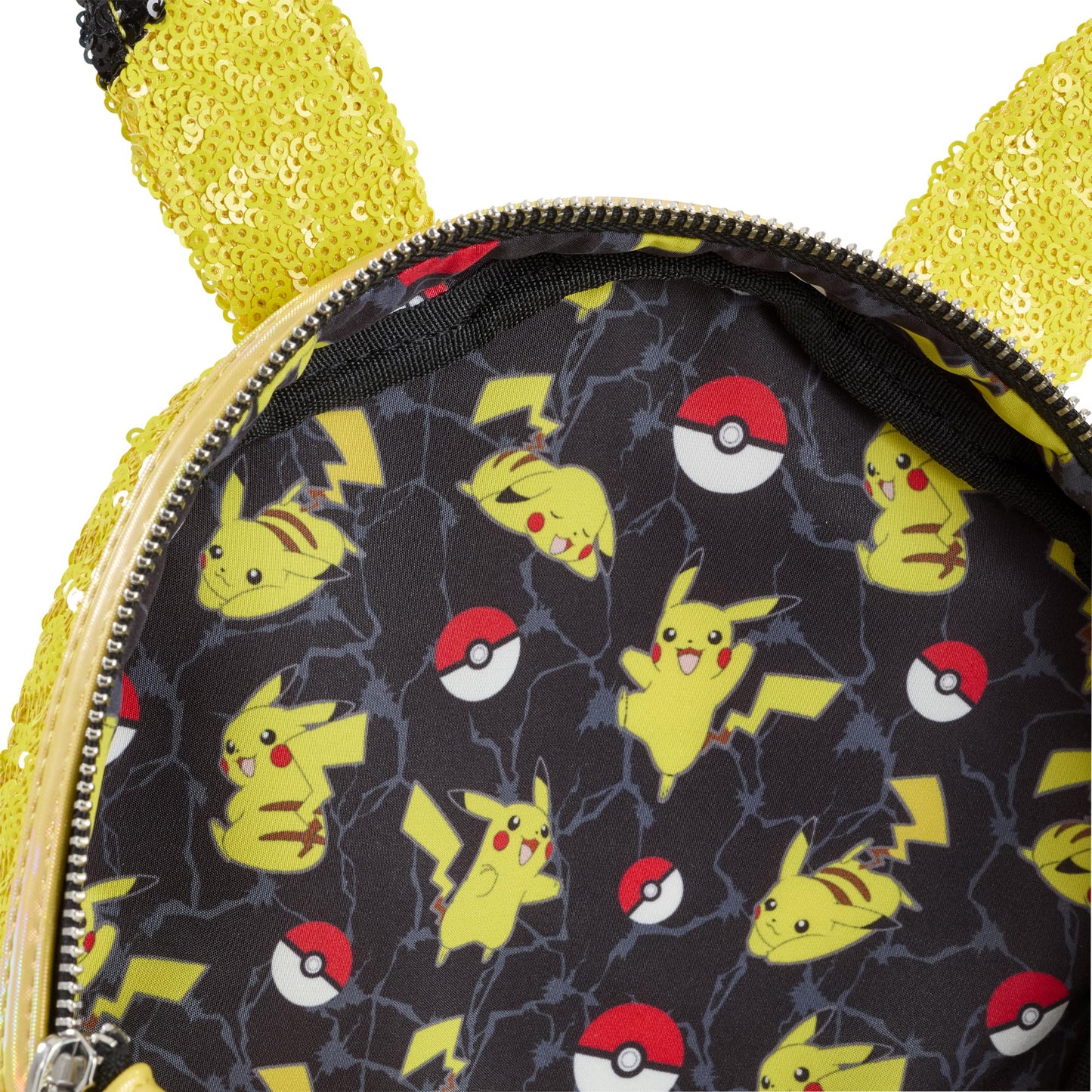Loungefly x Pokemon Pikachu Sequin Mini Backpack - GeekCore