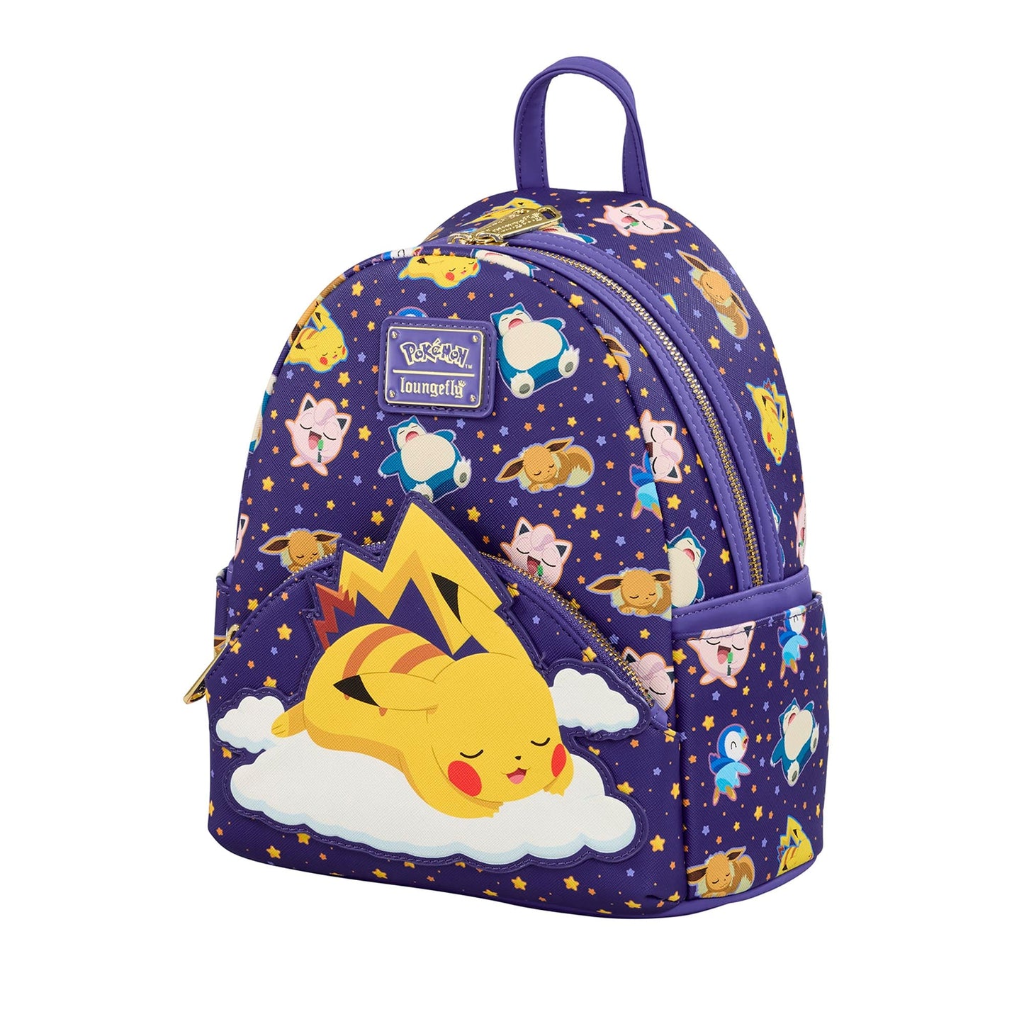 Loungefly x Pokemon Sleeping Pikachu And Friends Mini Backpack - GeekCore