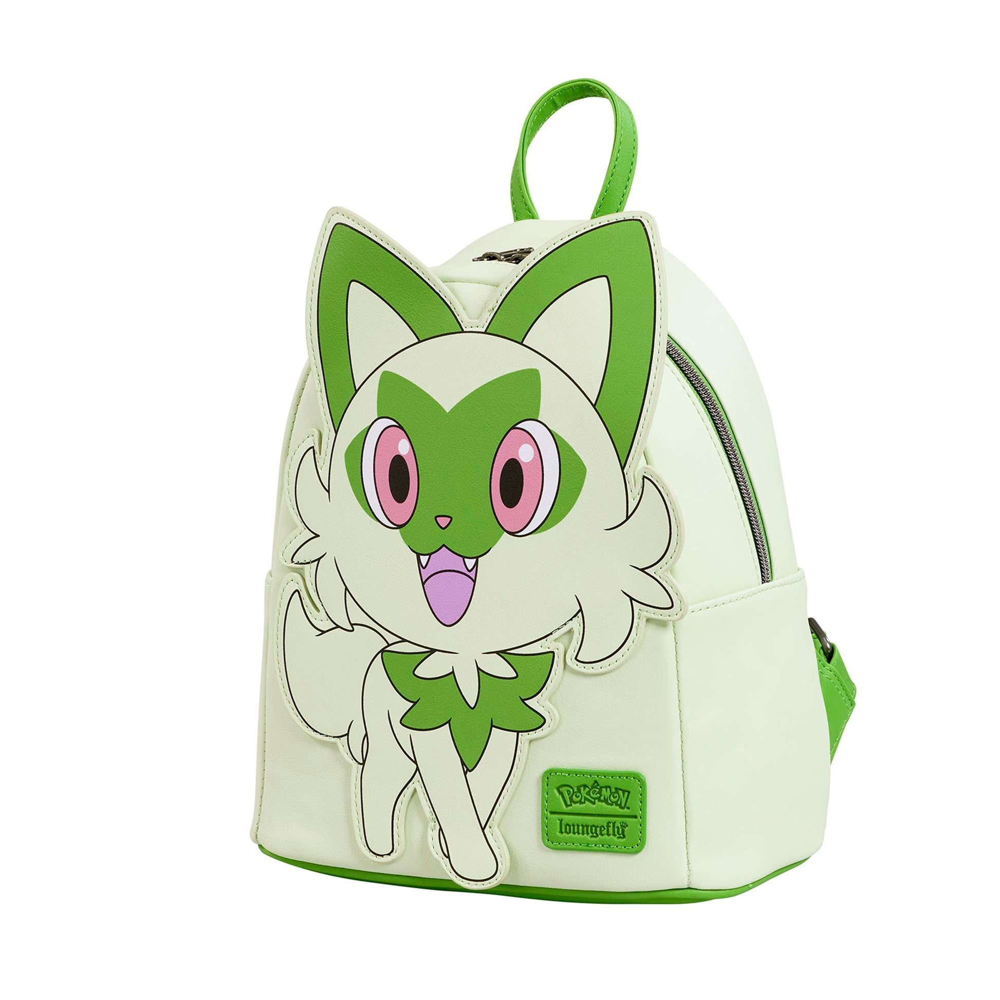 Loungefly x Pokemon Sprigatito Figural Collection Mini Backpack - GeekCore