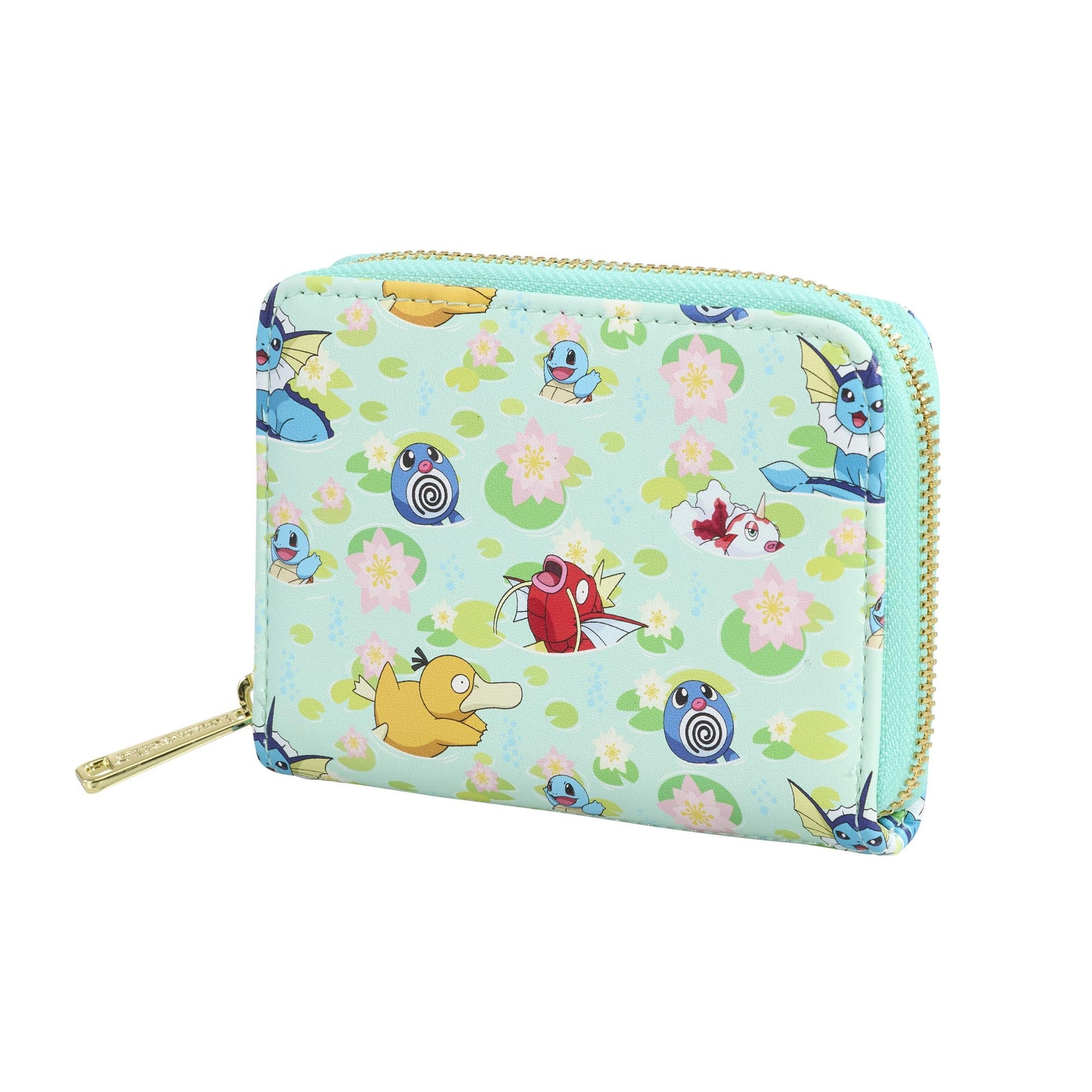 Loungefly x Pokemon Water Type Lily Pad AOP Wallet - GeekCore