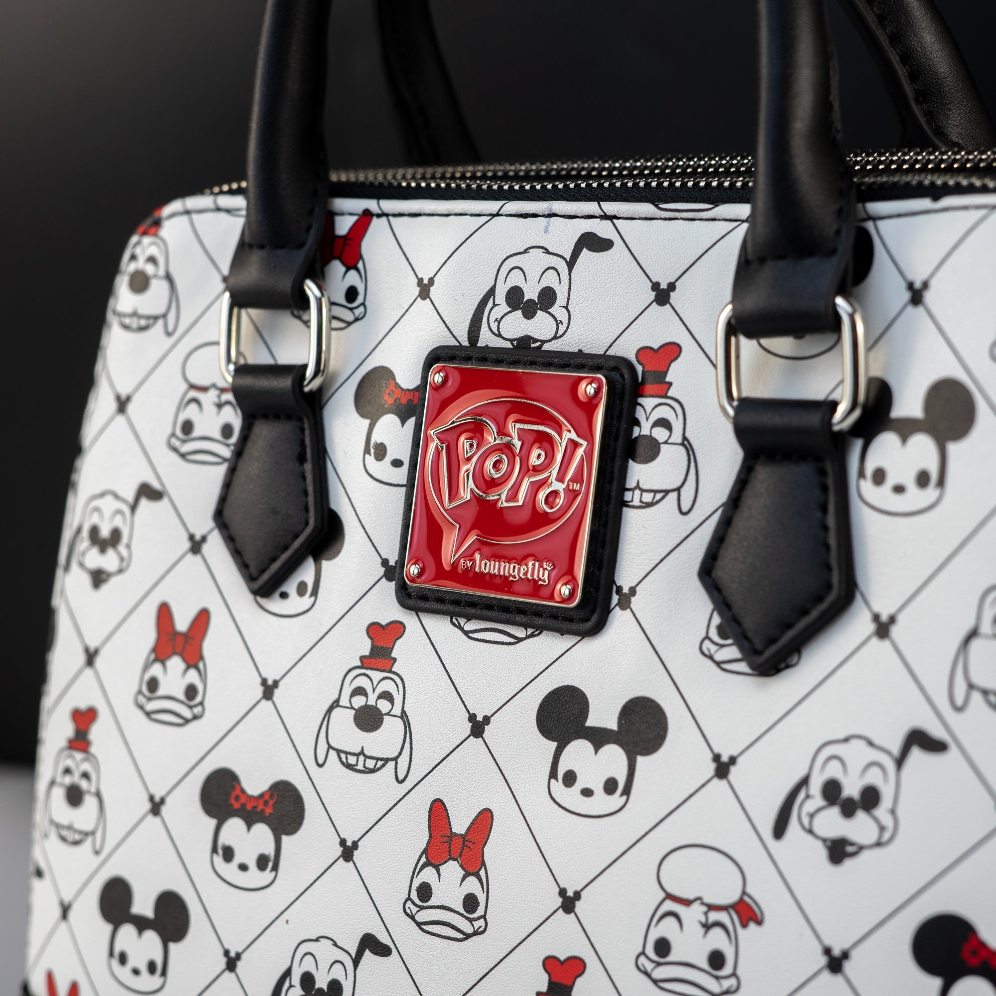 Loungefly x Pop! Disney Cast AOP Crossbody Bag - GeekCore