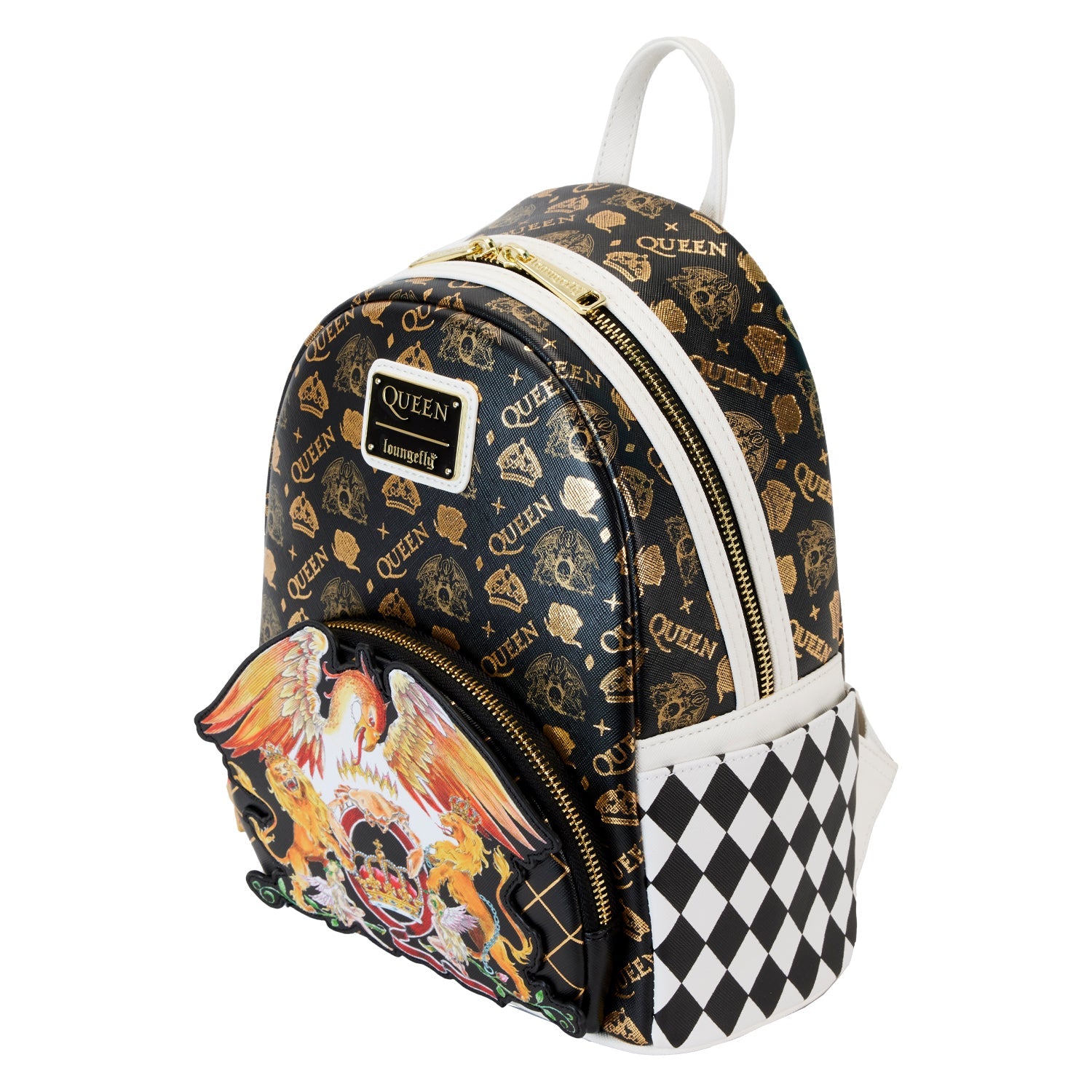 Loungefly x Queen Logo Crest Mini Backpack - GeekCore