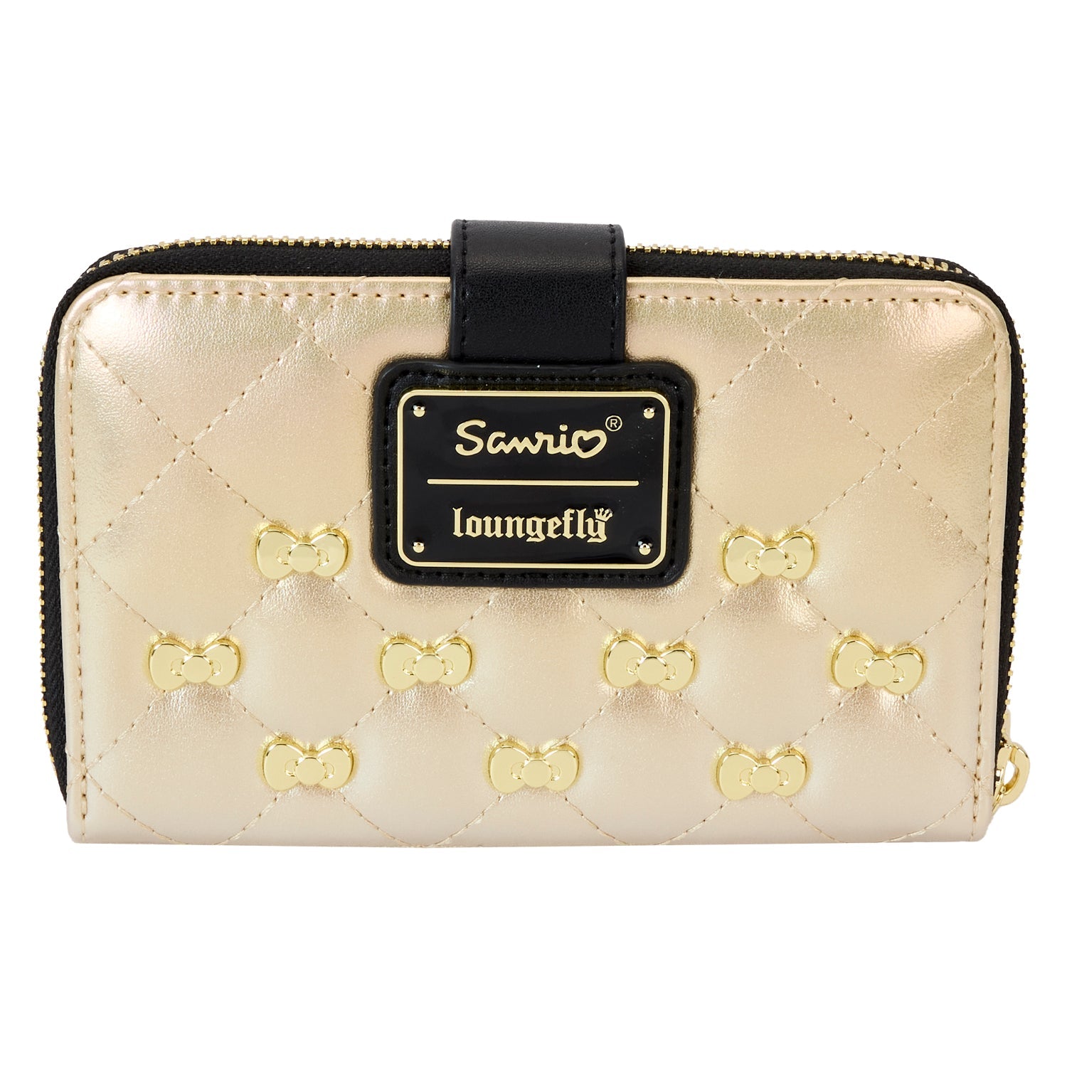 Loungefly x Sanrio 50th Anniversary Gold Zip Around Wallet - GeekCore