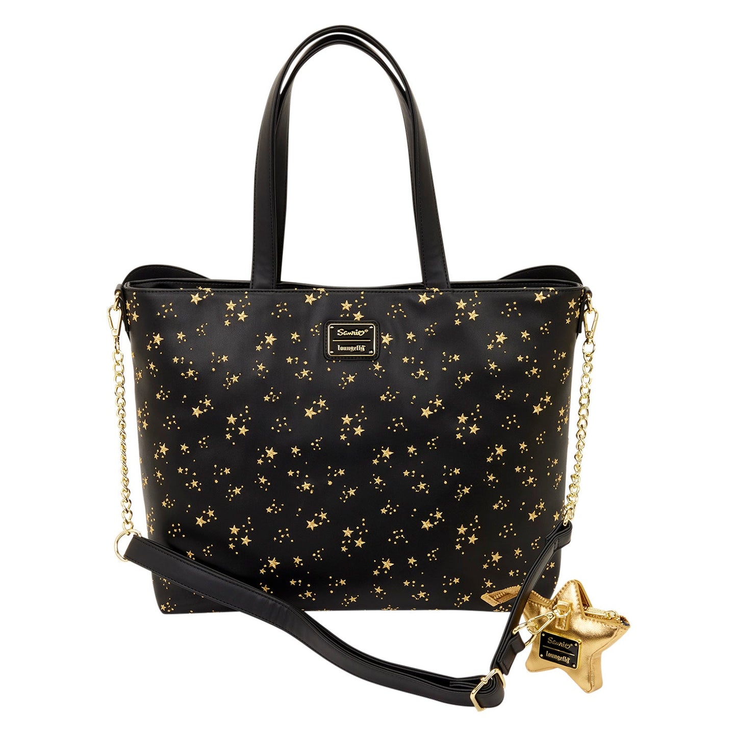 Loungefly x Sanrio Chococat Stars Tote Crossbody Bag With Coin Bag - GeekCore