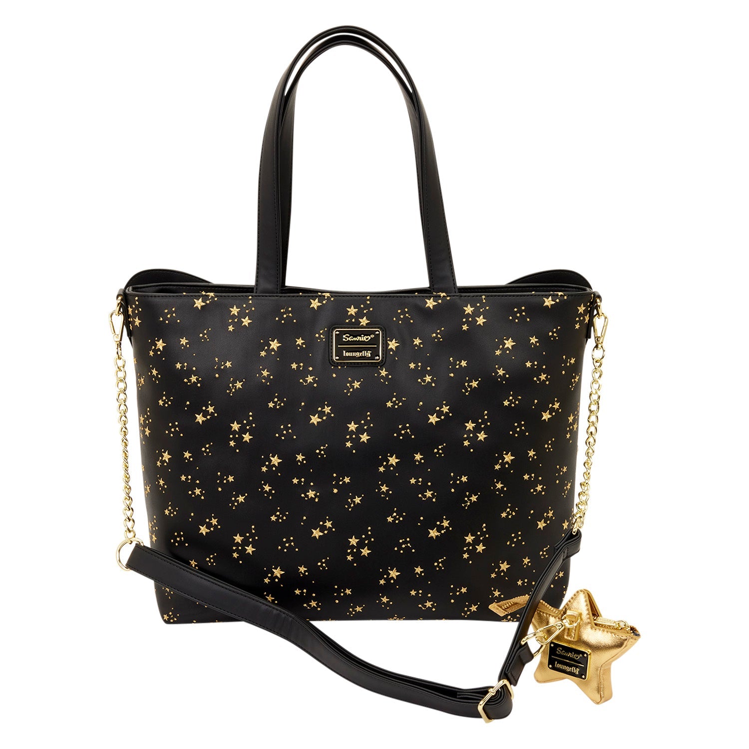 Loungefly x Sanrio Chococat Stars Tote Crossbody Bag With Coin Bag - GeekCore