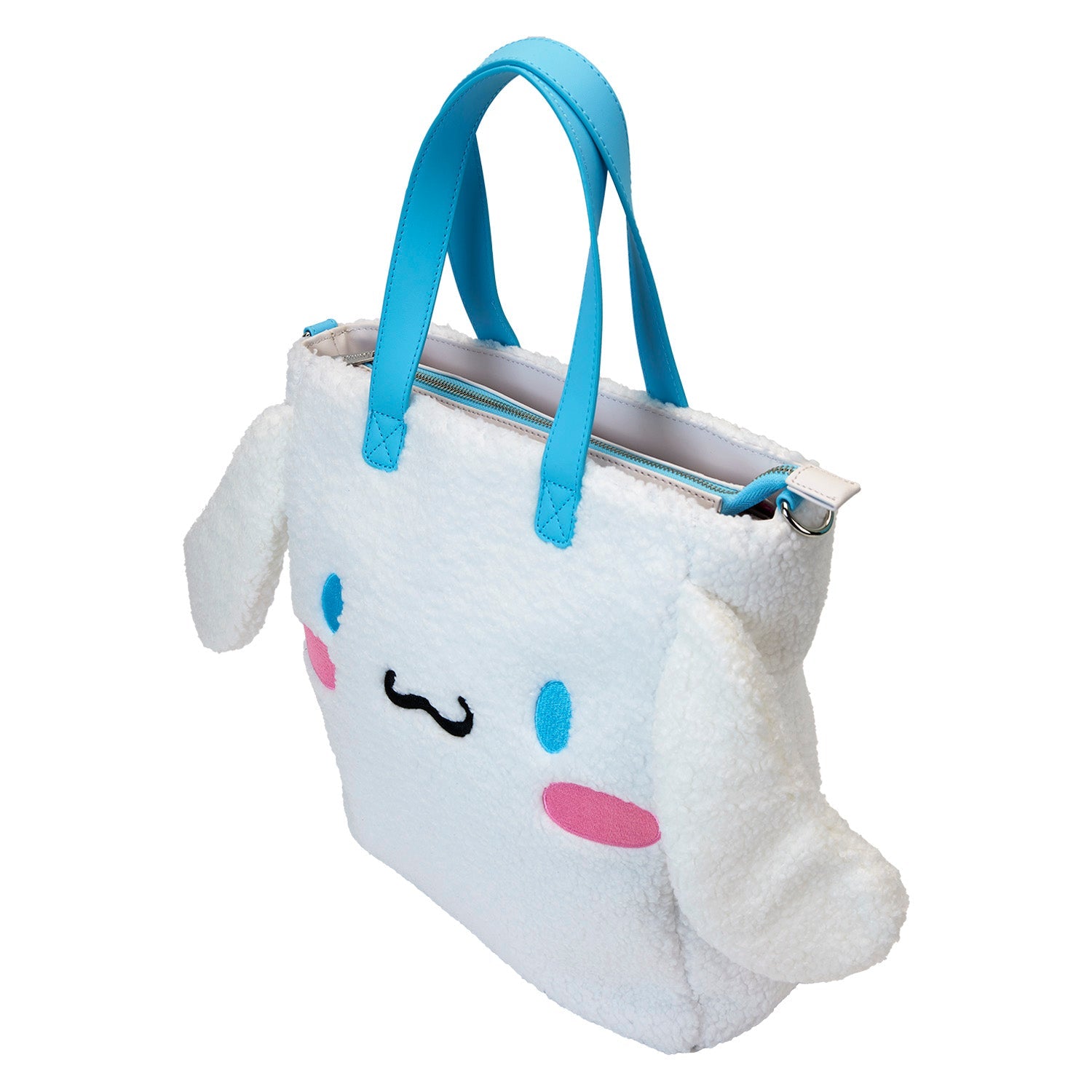 Loungefly x Sanrio Cinnamoroll Sherpa Tote Bag with Coin Bag - GeekCore