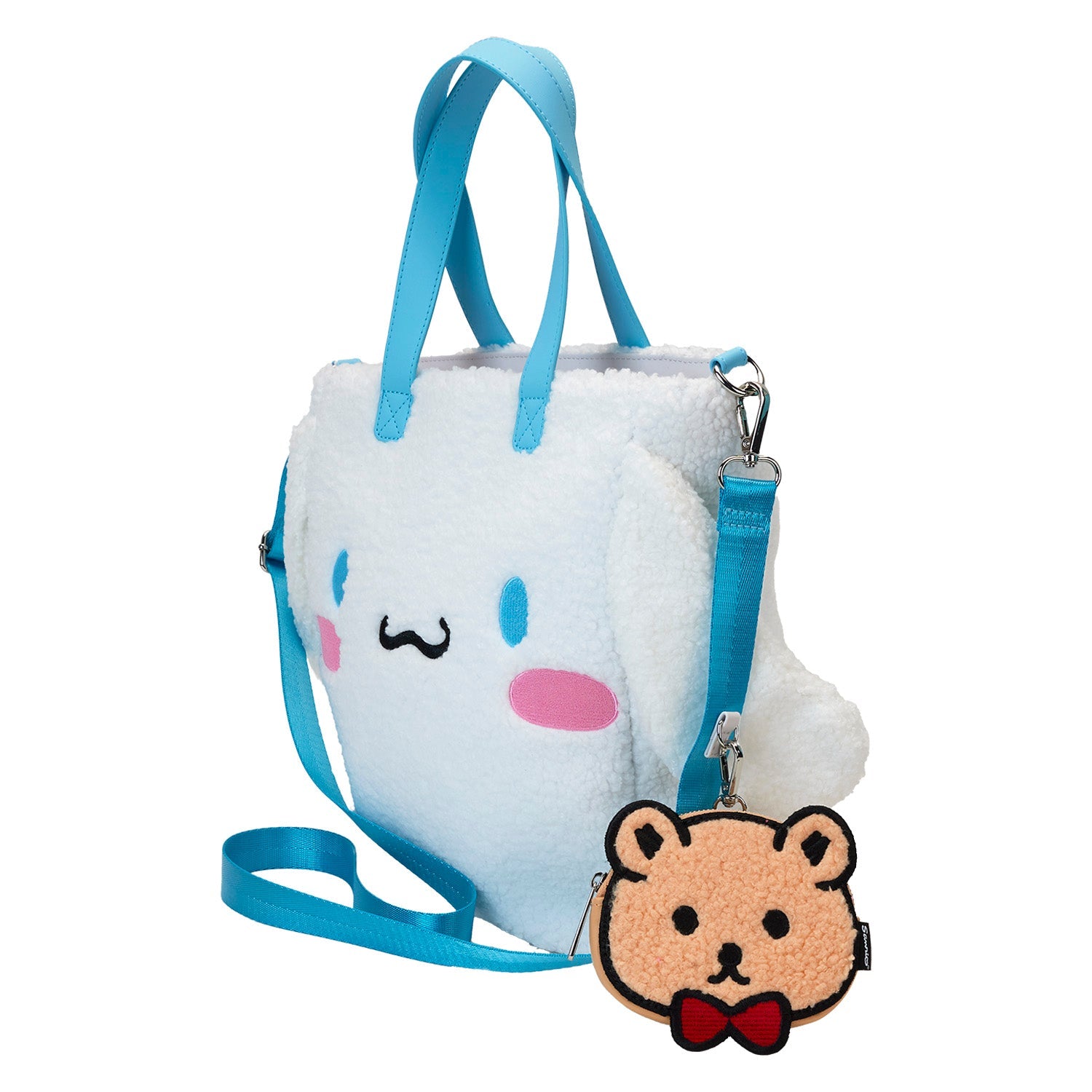 Loungefly x Sanrio Cinnamoroll Sherpa Tote Bag with Coin Bag - GeekCore