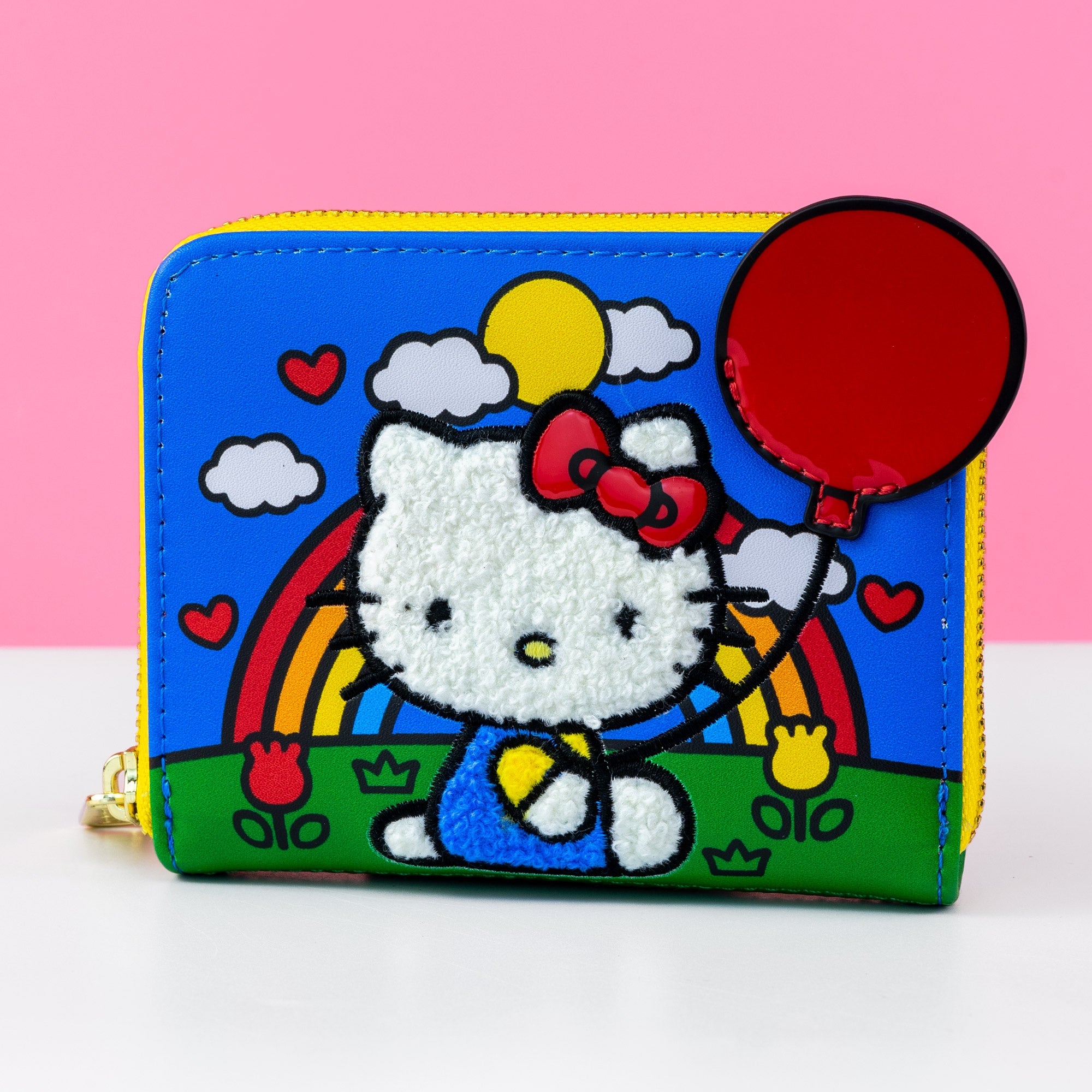 Loungefly x Sanrio Hello Kitty 50th Anniversary Chenille Wallet - GeekCore