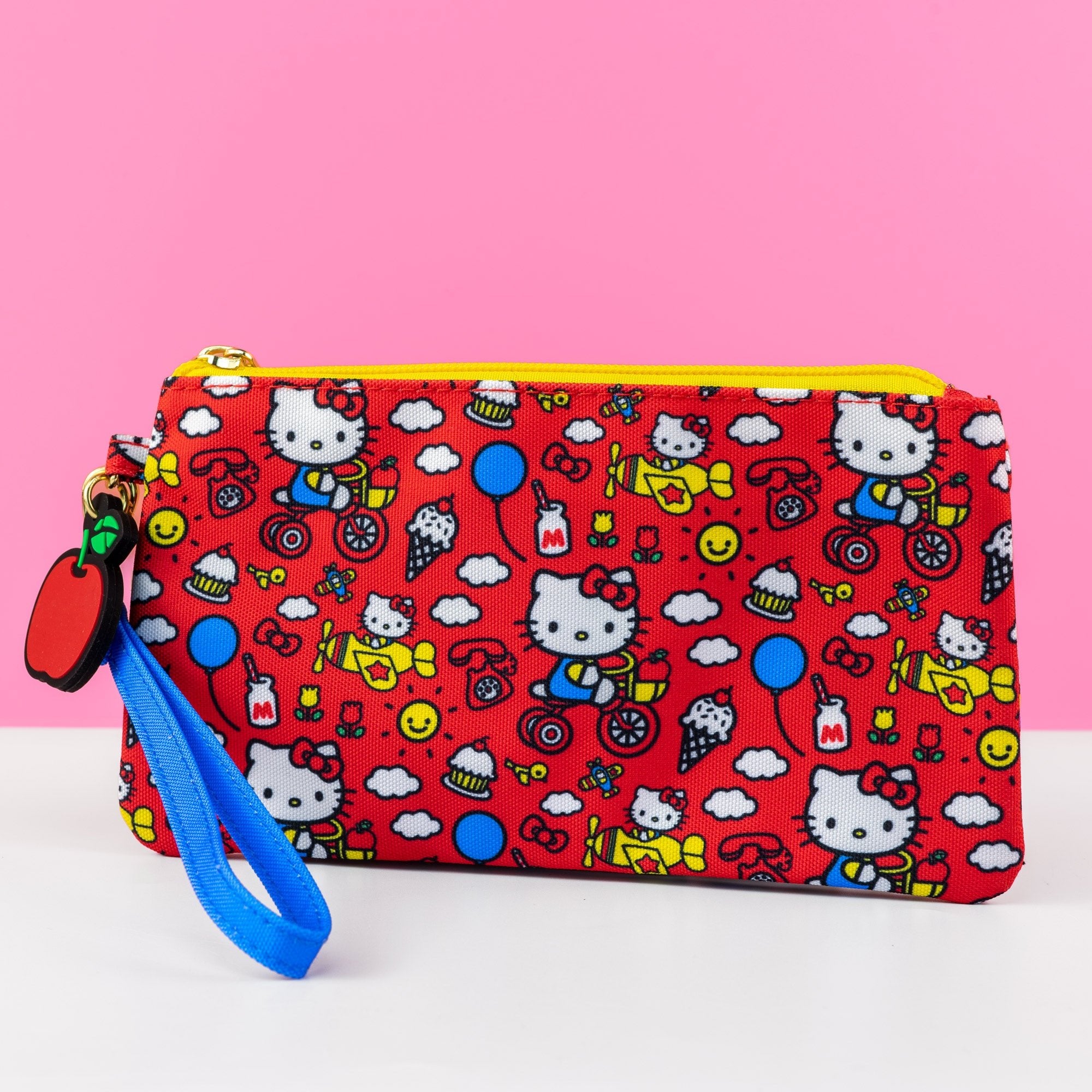 Loungefly x Sanrio Hello Kitty 50th Anniversary Classic AOP Wristlet Wallet - GeekCore