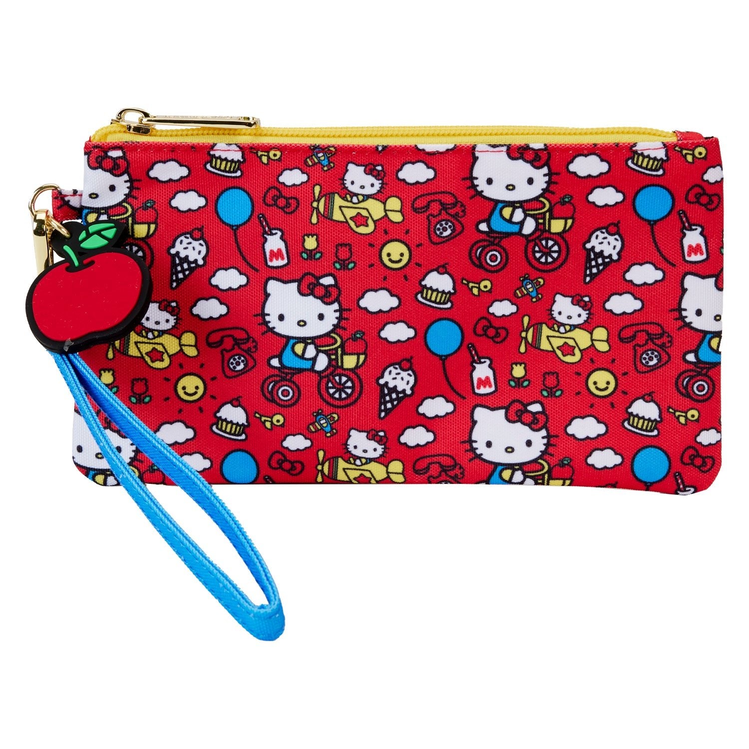 Loungefly x Sanrio Hello Kitty 50th Anniversary Classic AOP Wristlet Wallet - GeekCore