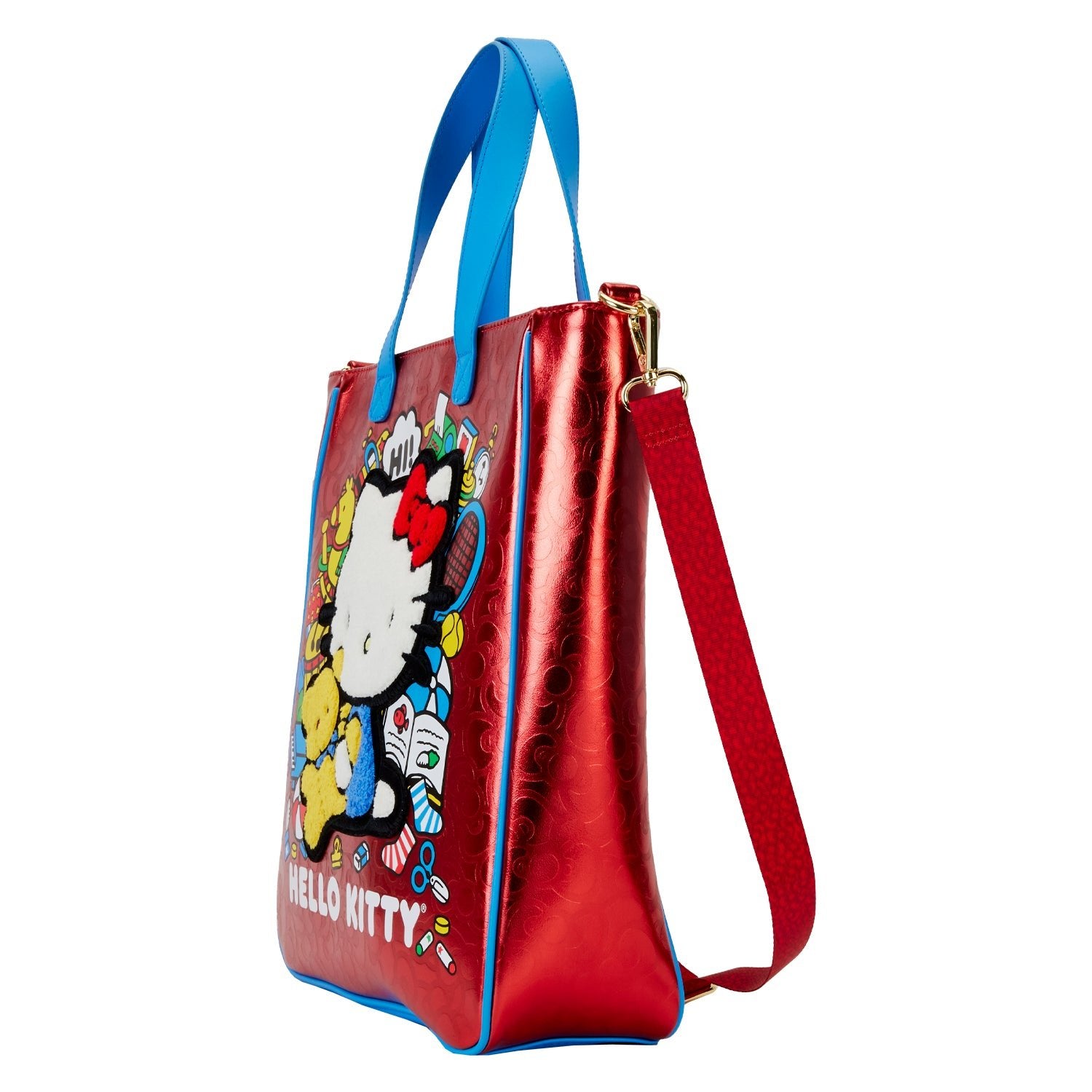 Loungefly x Sanrio Hello Kitty 50th Anniversary Metallic Tote Bag - GeekCore