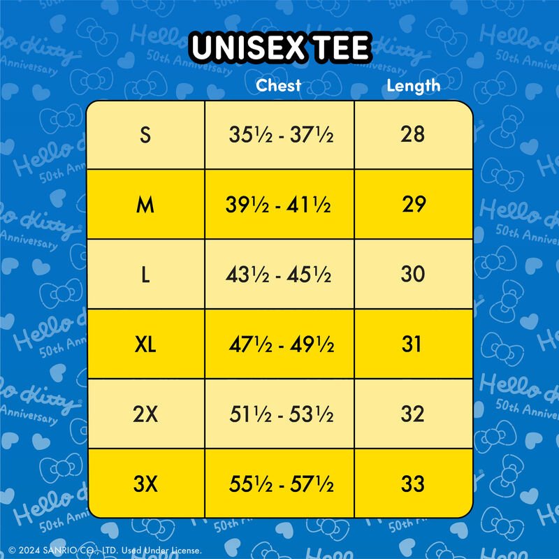 Loungefly x Sanrio Hello Kitty 50th Anniversary Unisex T - Shirt - GeekCore