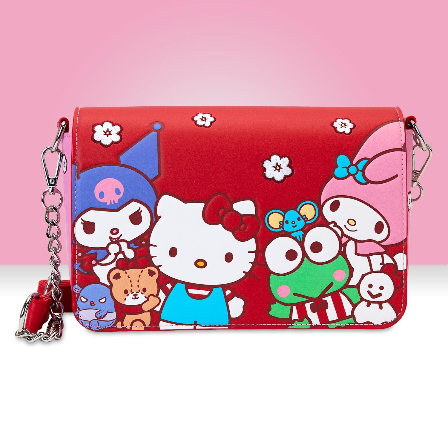 Loungefly x Sanrio Hello Kitty & Friends Colour Block Crossbody Bag - GeekCore