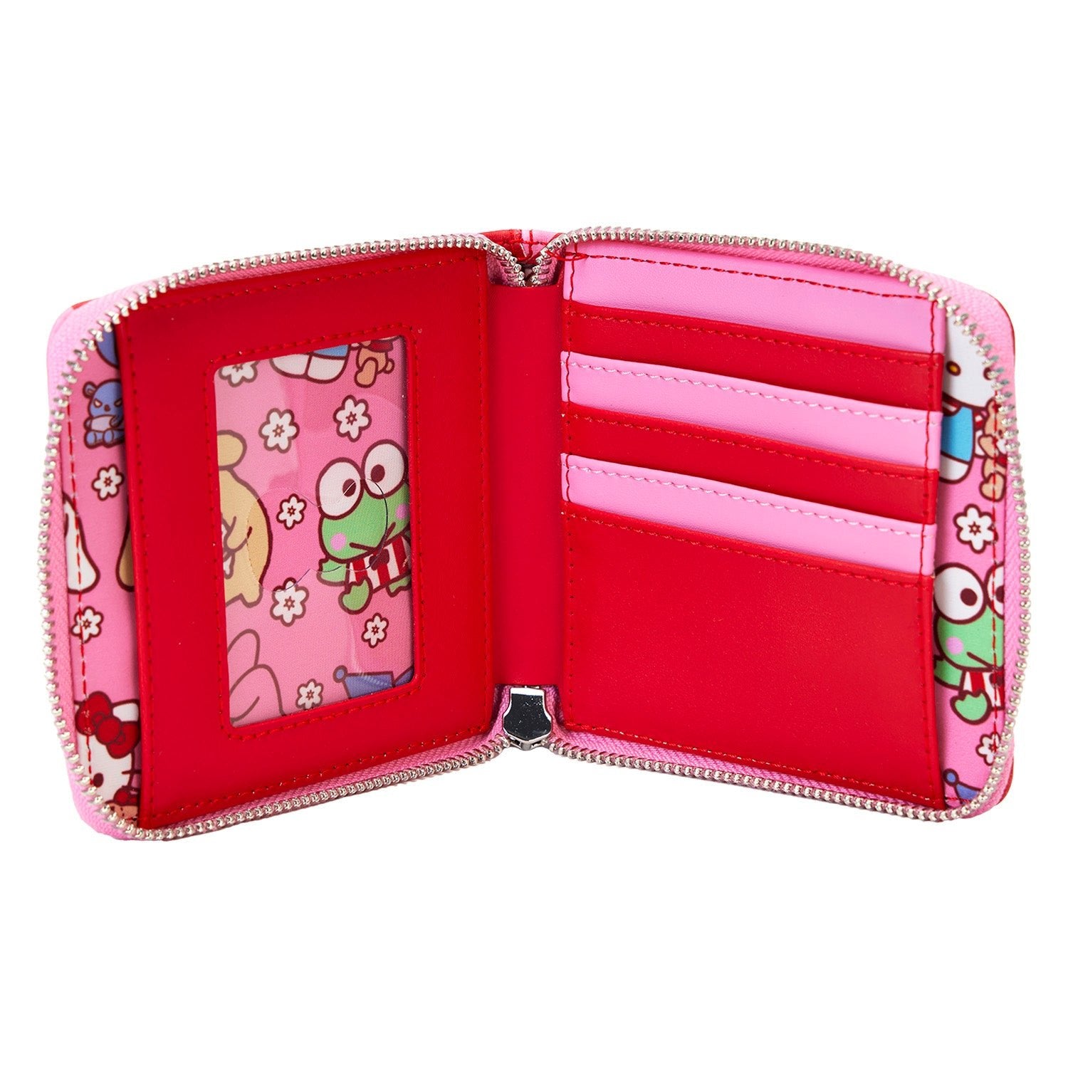 Loungefly x Sanrio Hello Kitty & Friends Colour Block Zip Around Wallet - GeekCore