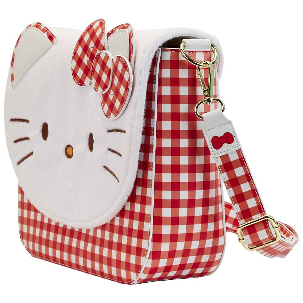 Loungefly x Sanrio Hello Kitty Gingham Cosplay Crossbody Bag - GeekCore