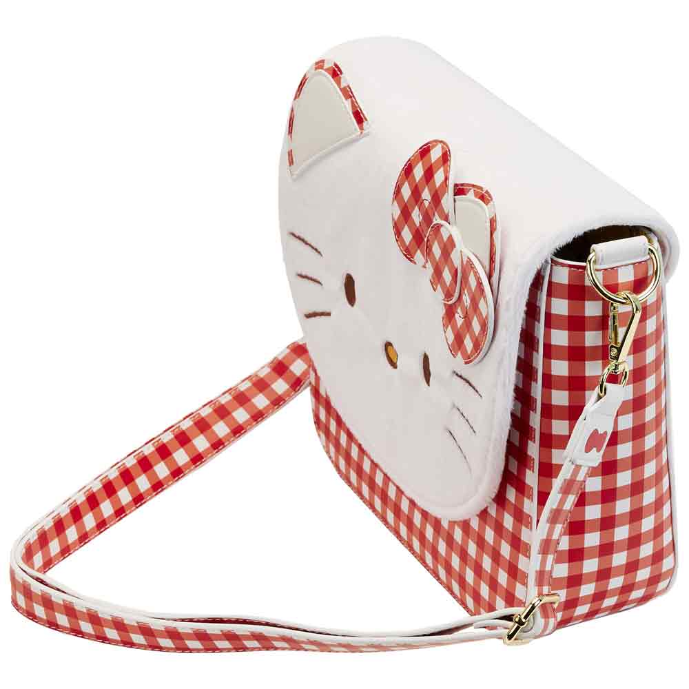 Loungefly x Sanrio Hello Kitty Gingham Cosplay Crossbody Bag - GeekCore