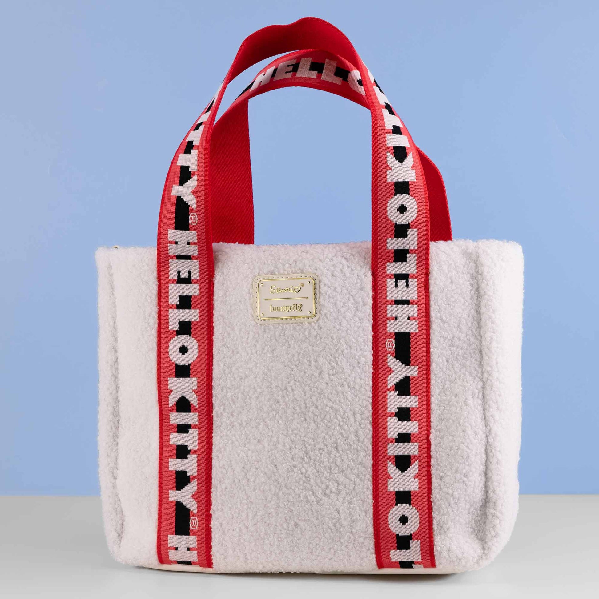 Loungefly x Sanrio Hello Kitty Sherpa Tote Bag with Coin Purse - GeekCore