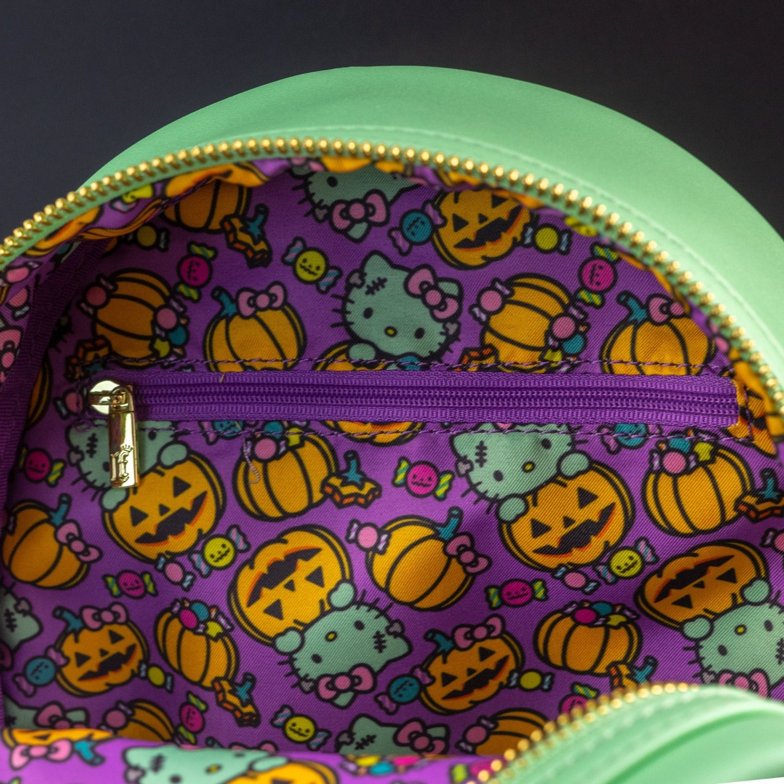 Loungefly x Sanrio Hello Kitty Zombie Pumpkin Cosplay Mini Backpack - GeekCore