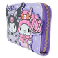 Loungefly x Sanrio Kuromi Pupkin Zip Around Wallet - GeekCore
