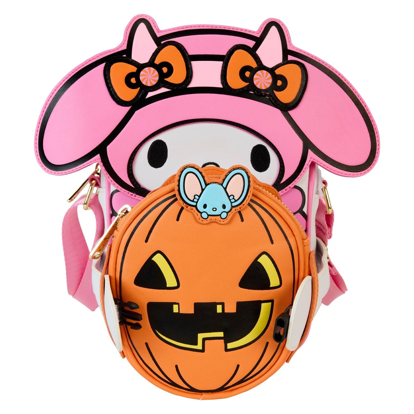 Loungefly x Sanrio My Melodi Devil Crossbuddies Bag - GeekCore