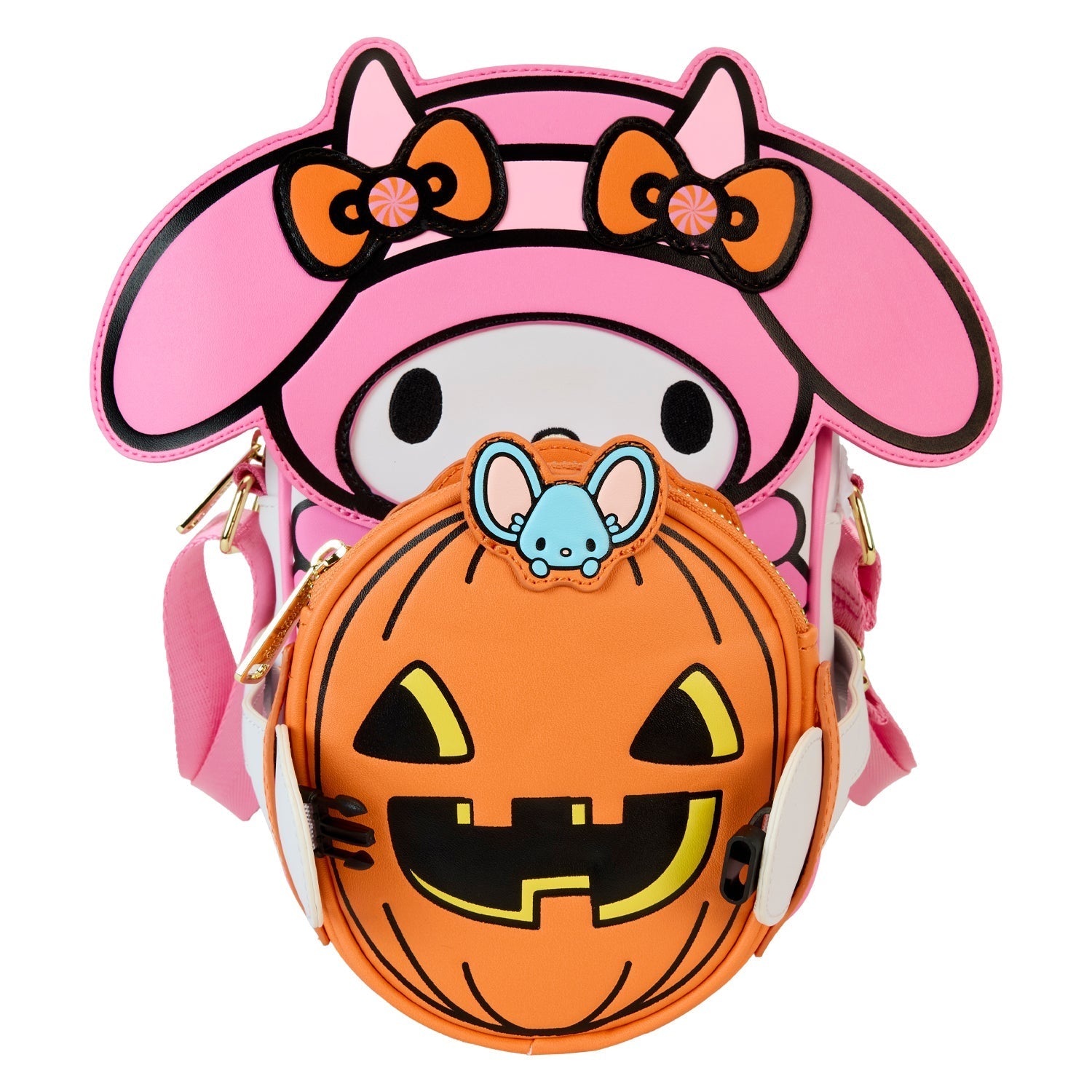Loungefly x Sanrio My Melodi Devil Crossbuddies Bag - GeekCore