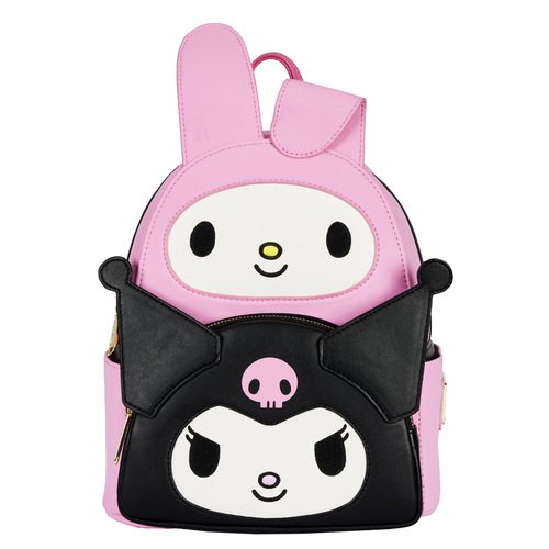 Loungefly x Sanrio My Melody and Kuromi Double Pocket Mini Backpack - GeekCore