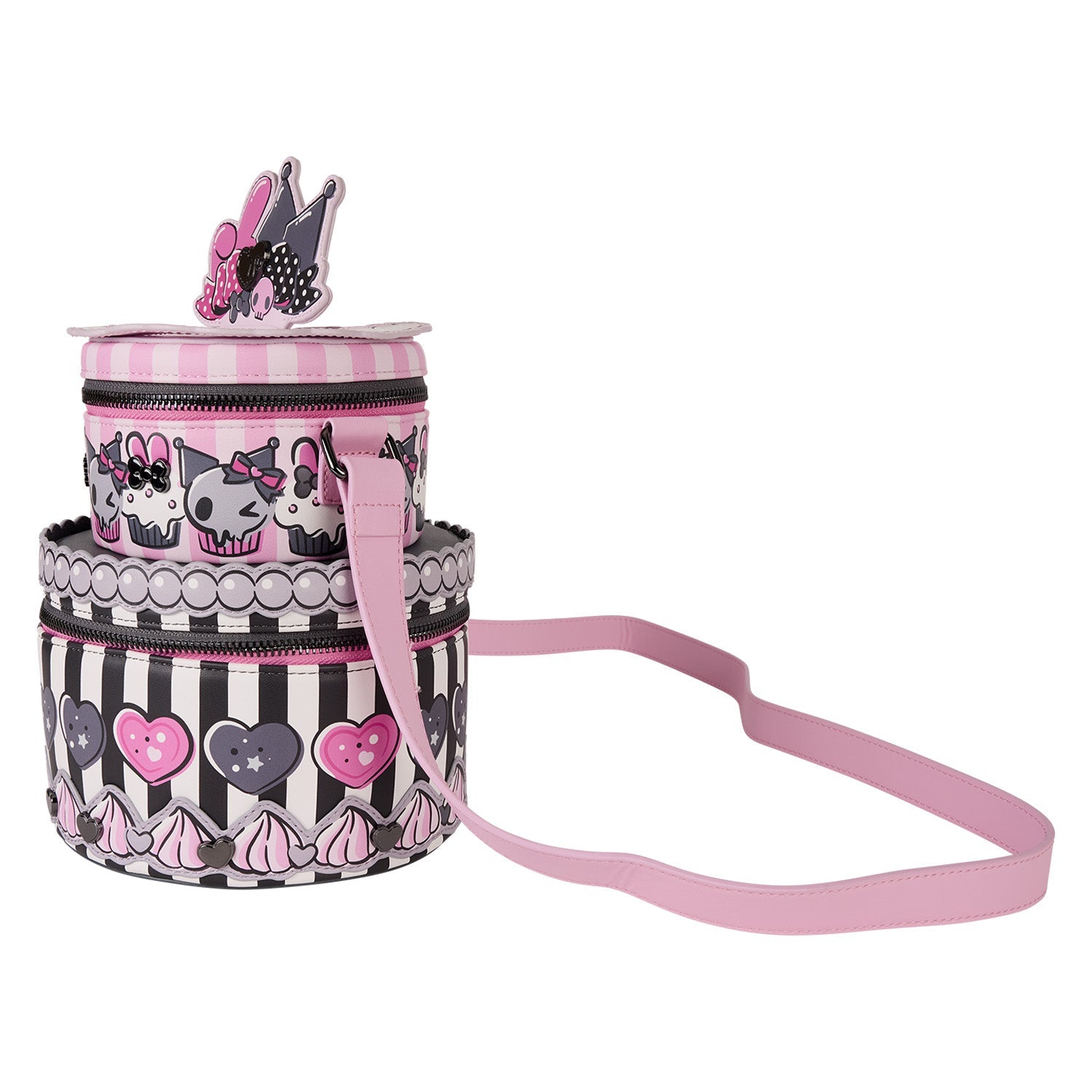Loungefly x Sanrio My Melody and Kuromi Figural Crossbody Bag - GeekCore
