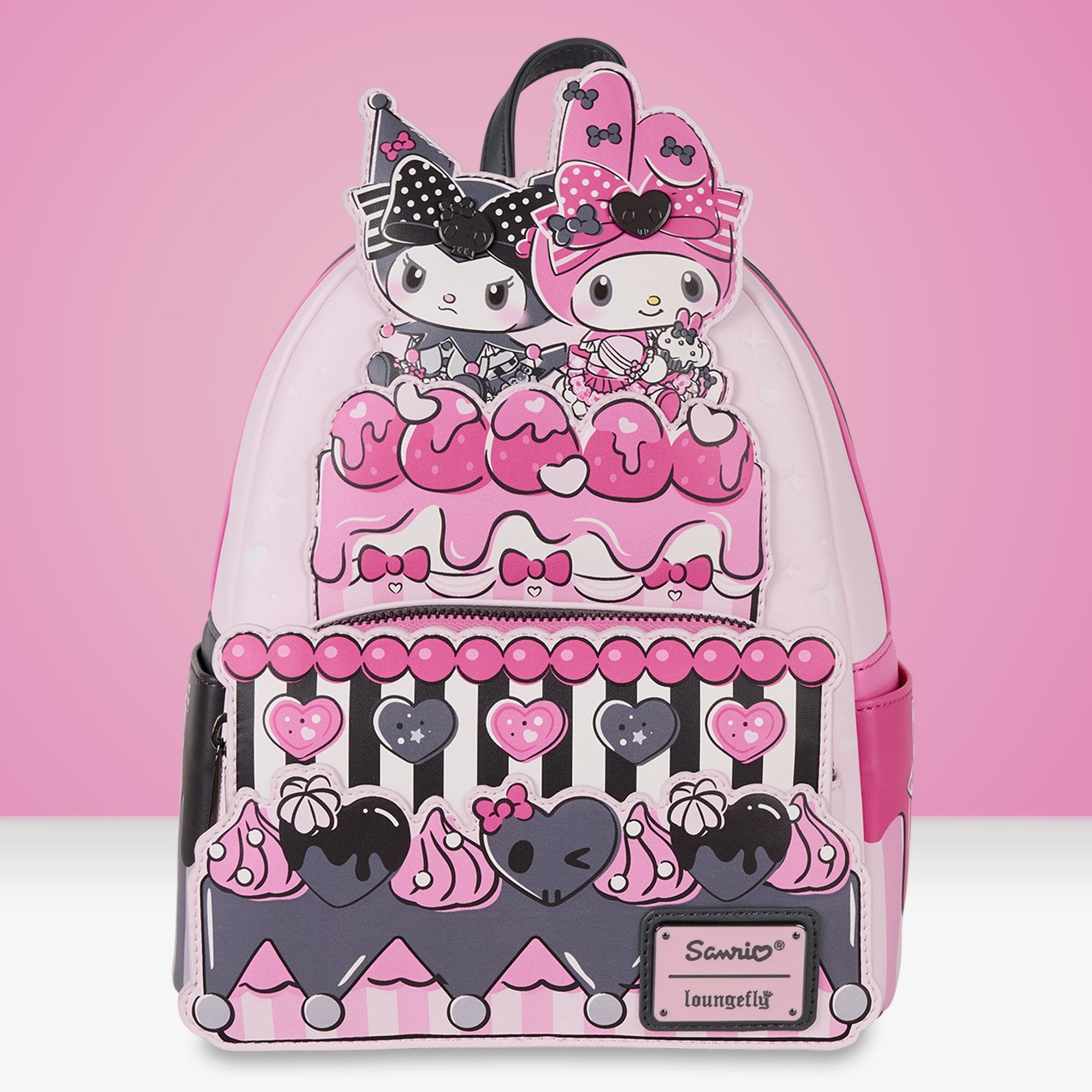 Loungefly x Sanrio My Melody and Kuromi Mini Backpack - GeekCore