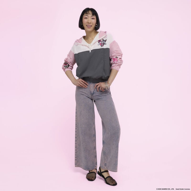 Loungefly x Sanrio My Melody And Kuromi Unisex Windbreaker Jacket - GeekCore