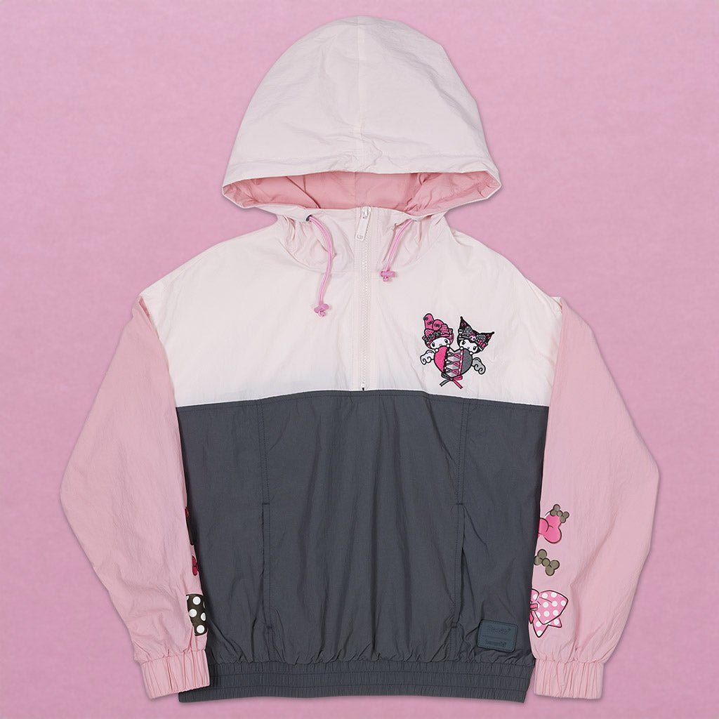 Loungefly x Sanrio My Melody And Kuromi Unisex Windbreaker Jacket - GeekCore