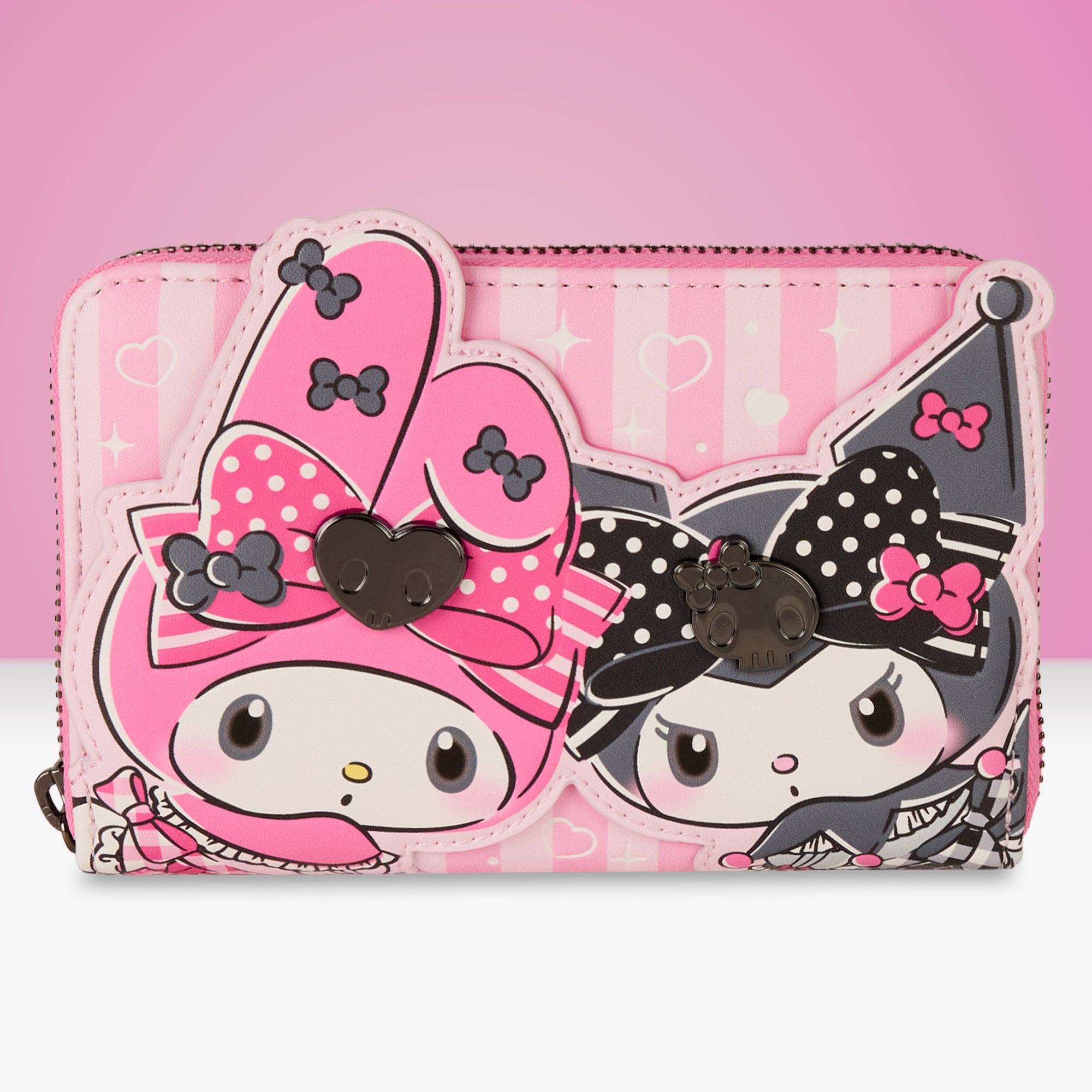 Loungefly x Sanrio My Melody and Kuromi Zip Around Wallet - GeekCore