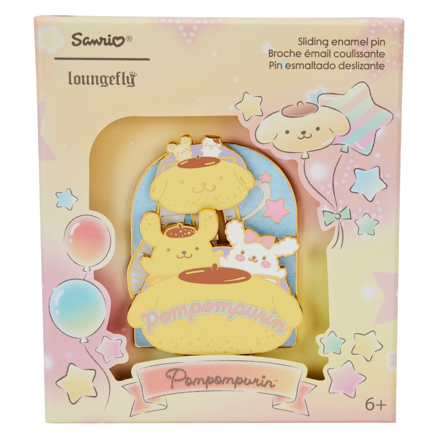 Loungefly x Sanrio Pompompurin Carnival Ride 3 Inch Pin - GeekCore
