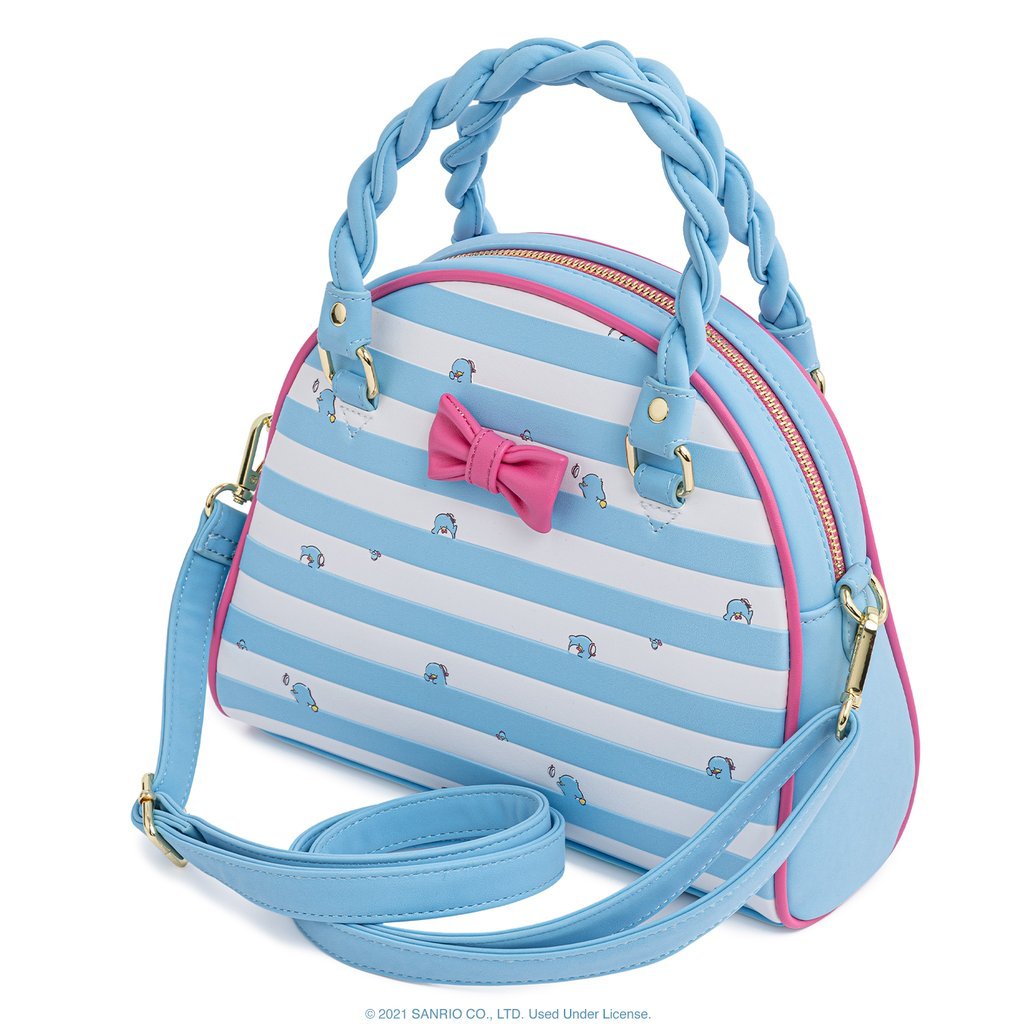 Loungefly x Sanrio Tuxedo Sam Striped Handbag - GeekCore