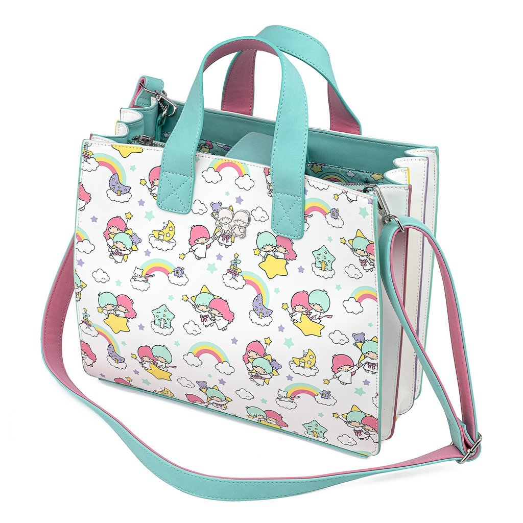 Loungefly x Sanrio Twin Stars Rainbow Handbag - GeekCore