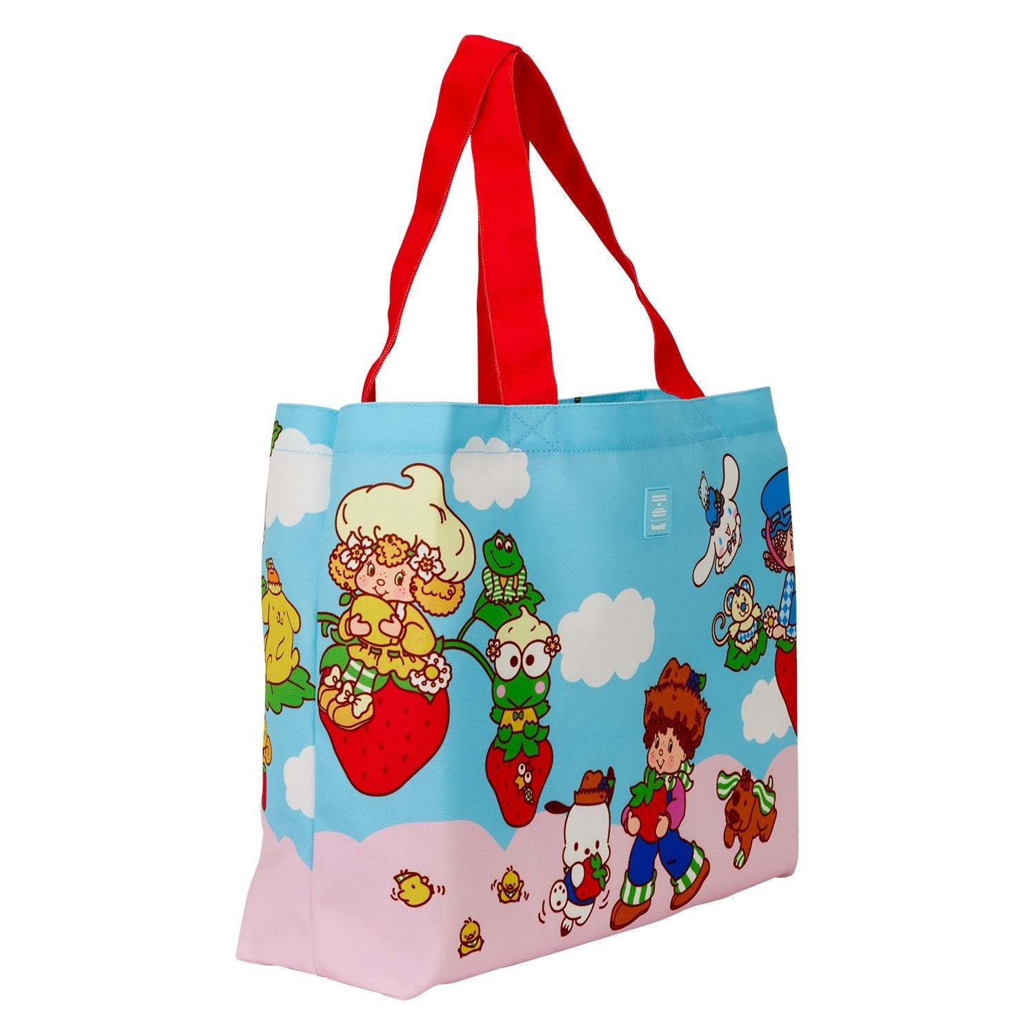 Loungefly x Sanrio x Strawberry Shortcake Oversize Canvas Tote Bag - GeekCore
