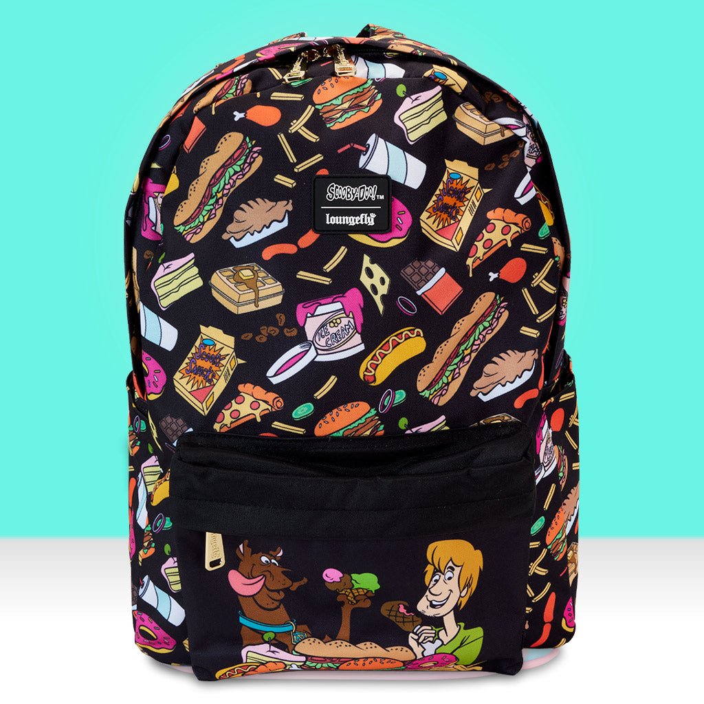 Loungefly x Scooby Doo Munchies AOP Full Size Nylon Backpack - GeekCore