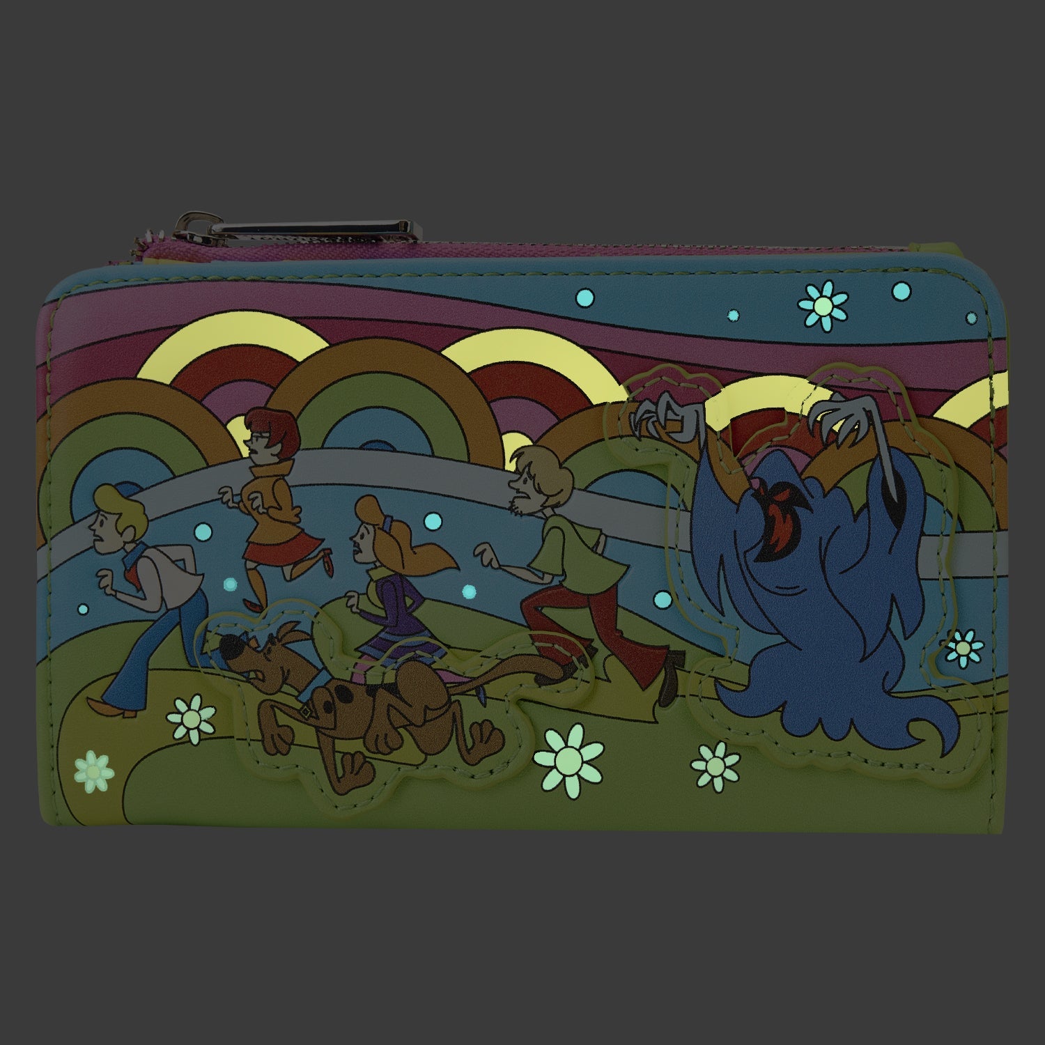 Loungefly x Scooby Doo Psychedelic Monster Chase Wallet - GeekCore
